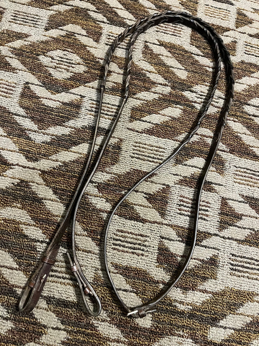 Dark Brown Laced Reins