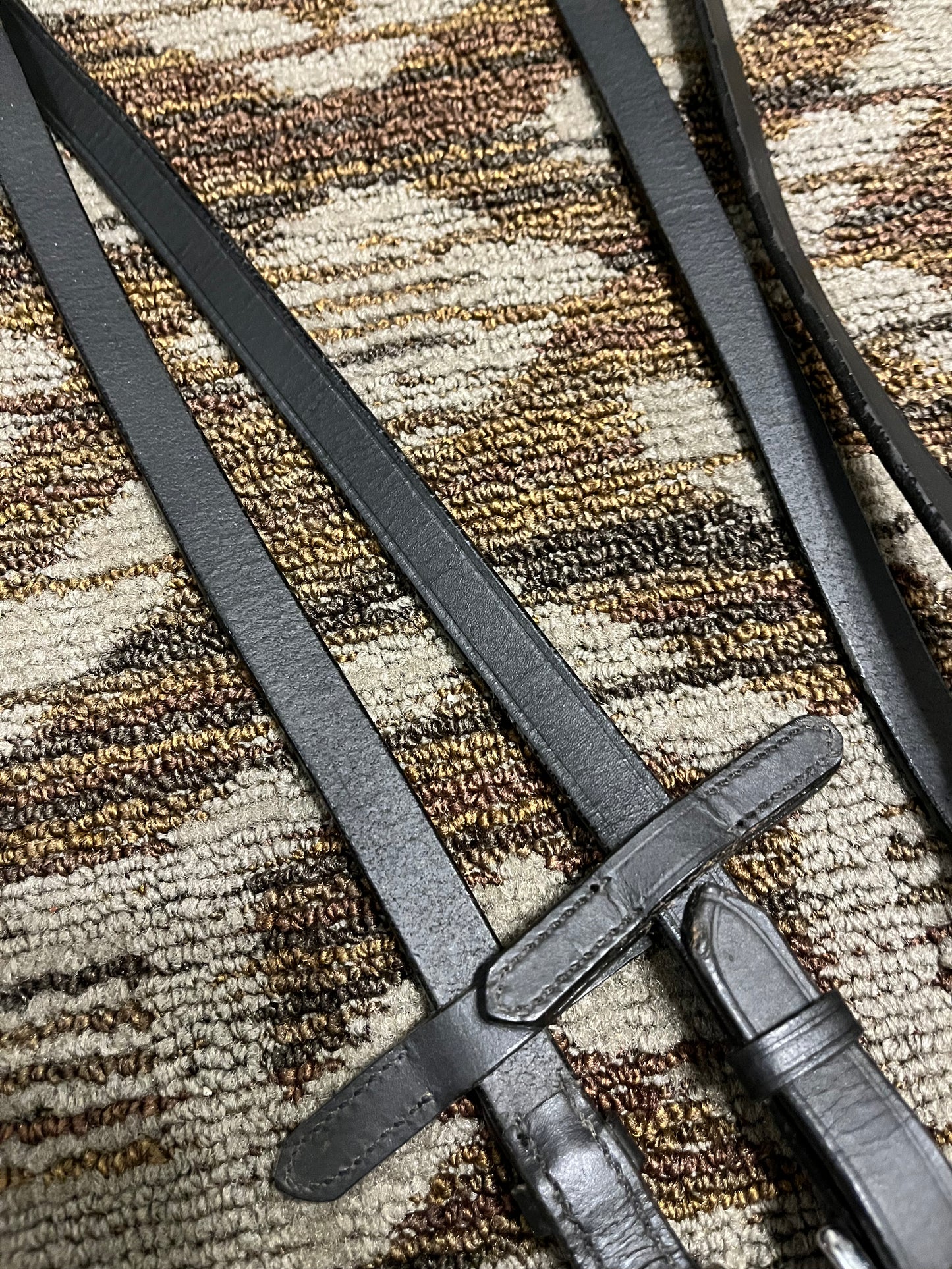 Black Curb Reins