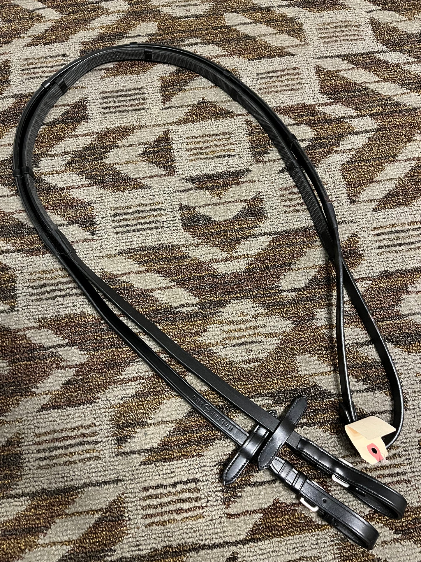 Halter Ego Grippy Leather Webbed Reins