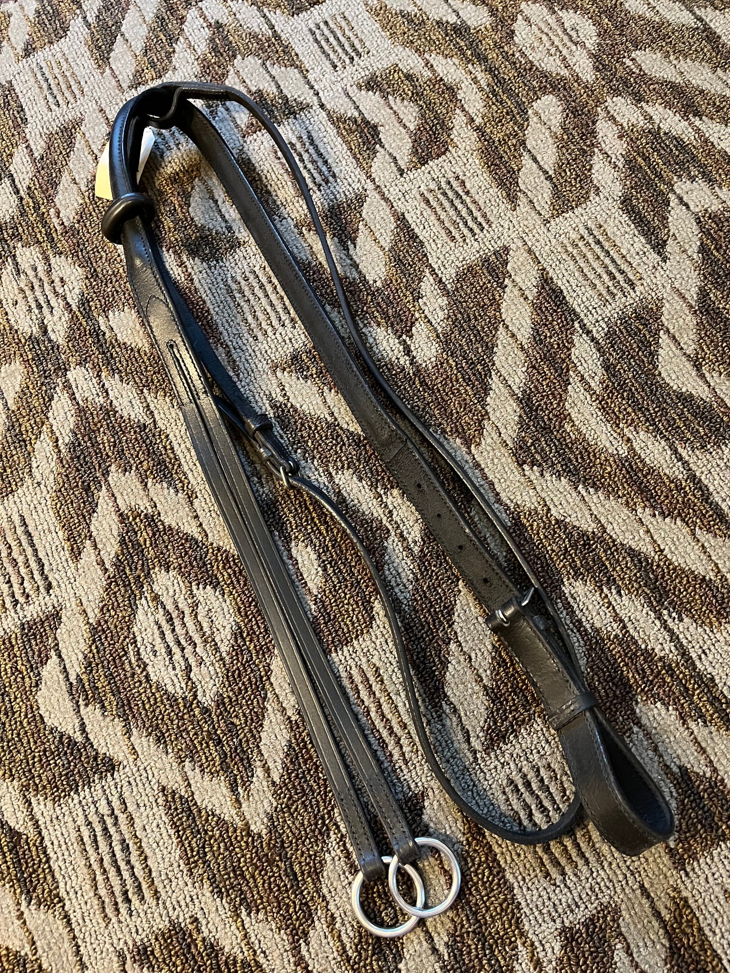 Black Raised Running Martingale