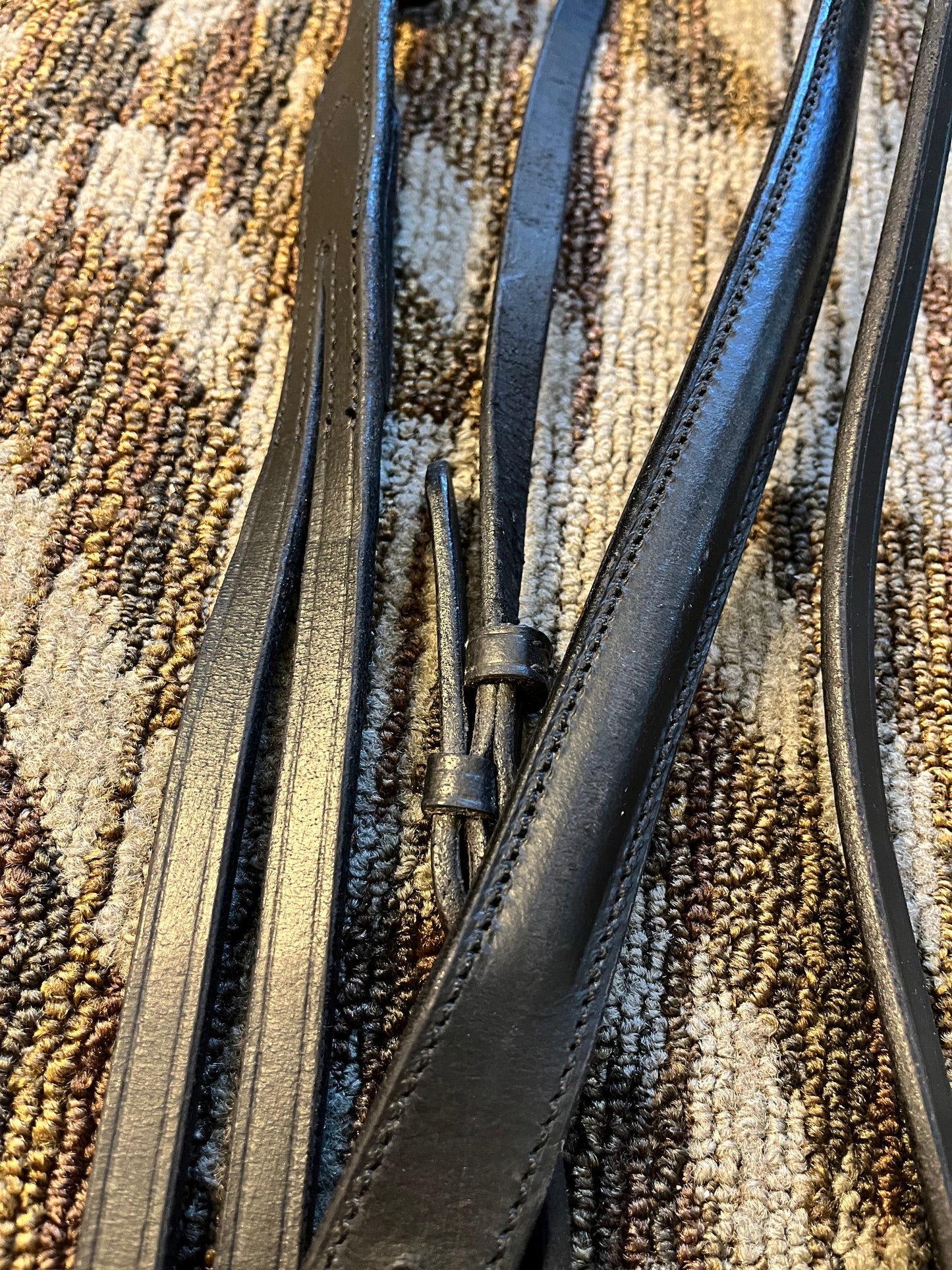 Black Raised Running Martingale