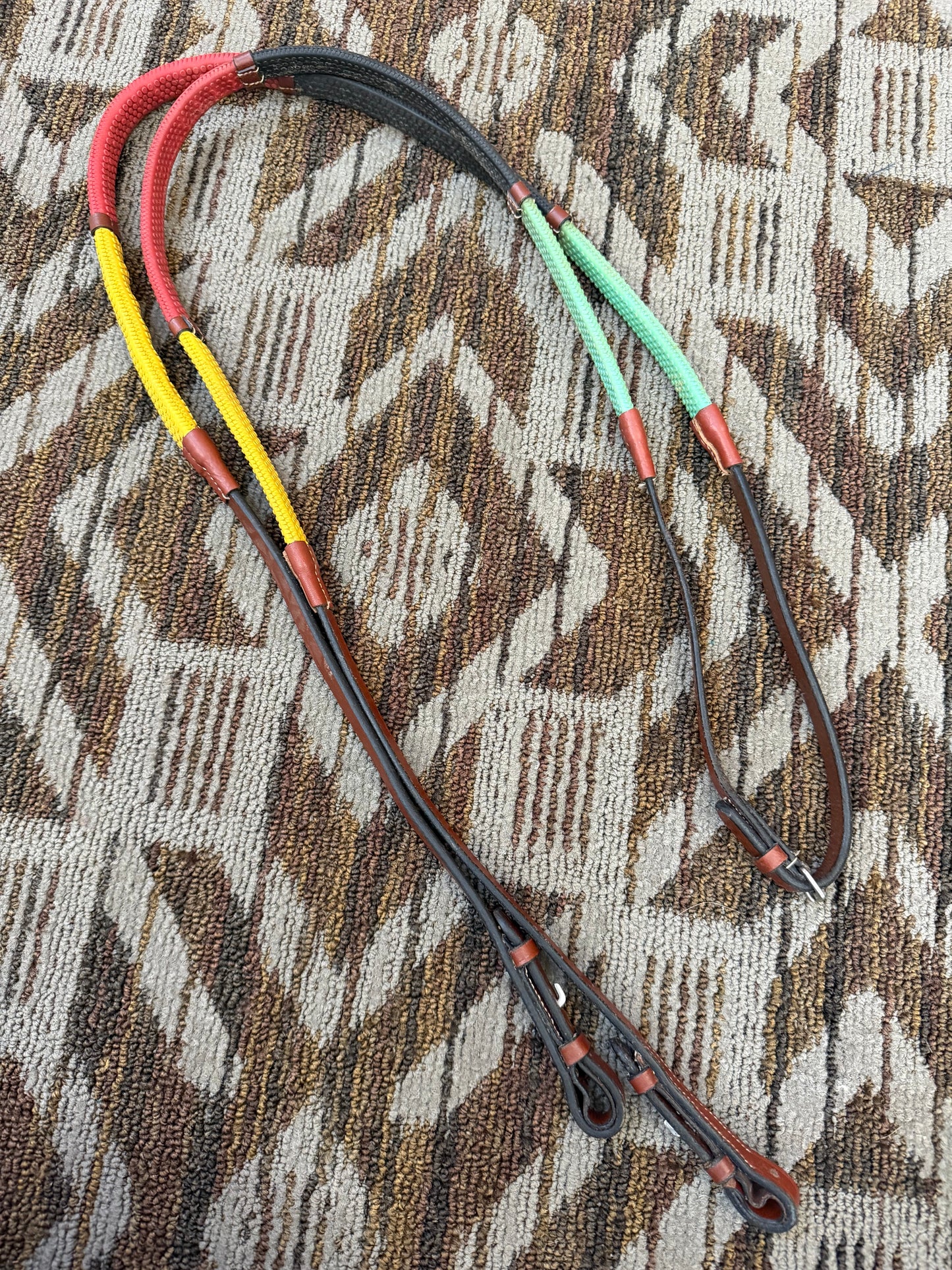 Pony Rainbow Rubber Reins