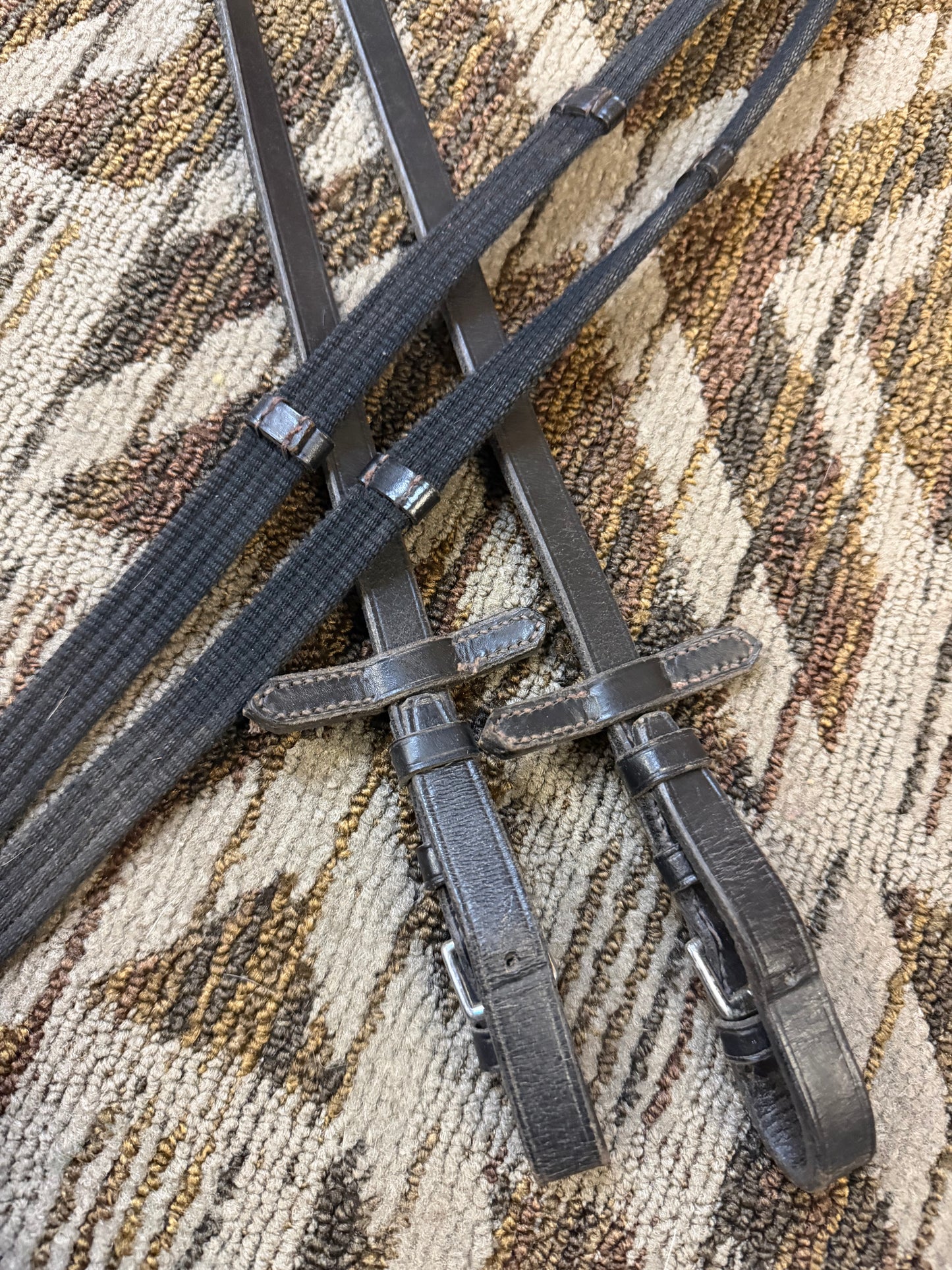 Black Webbed Reins