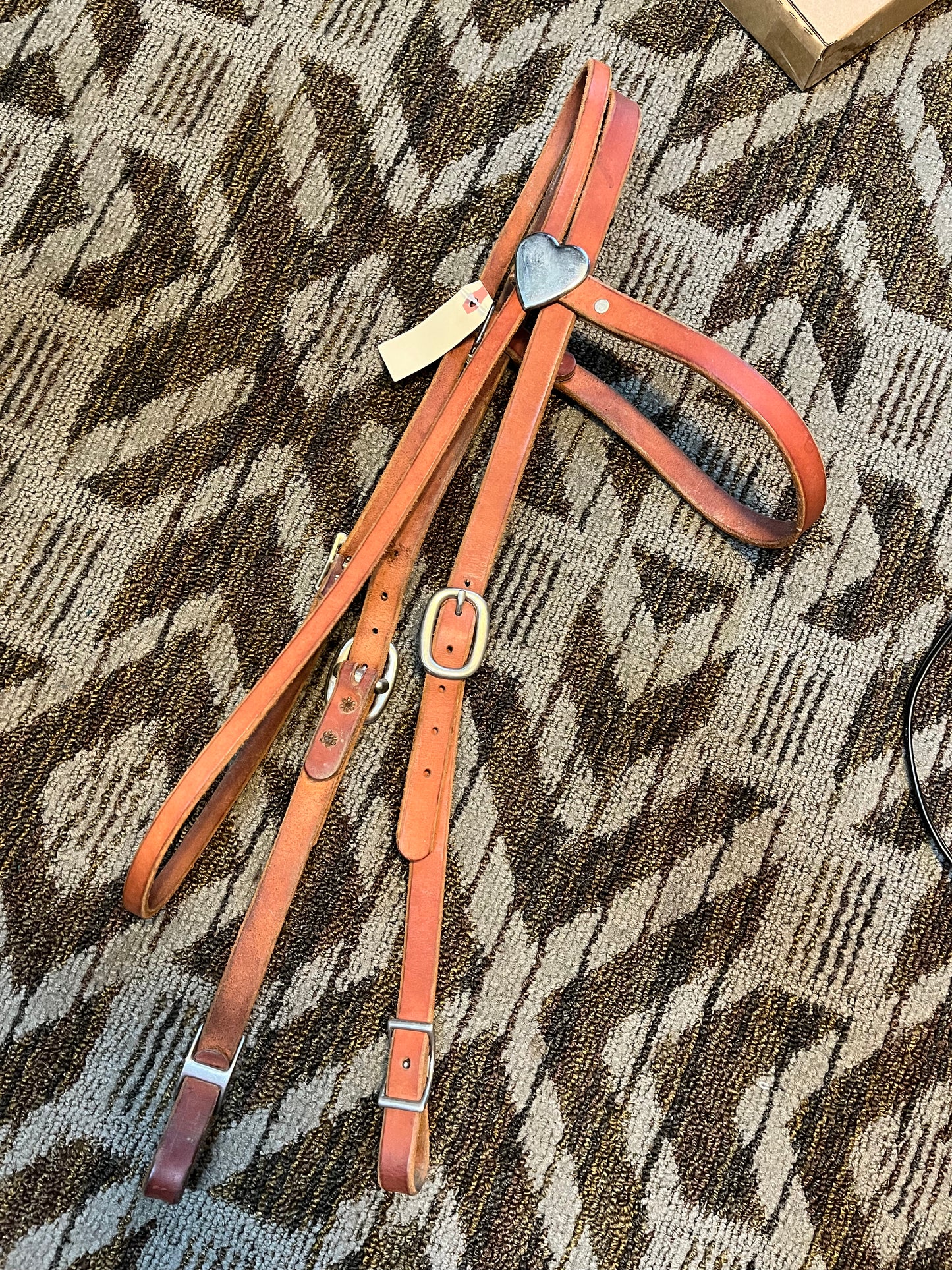 Heart Concho Draft Headstall