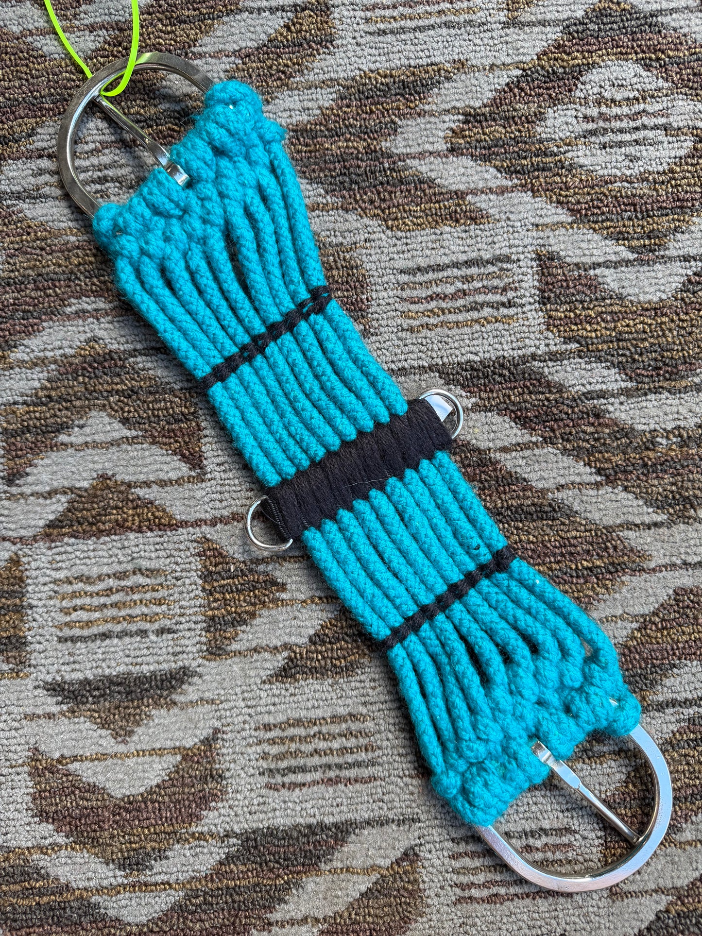 Turquoise Rope Cinch - 18”
