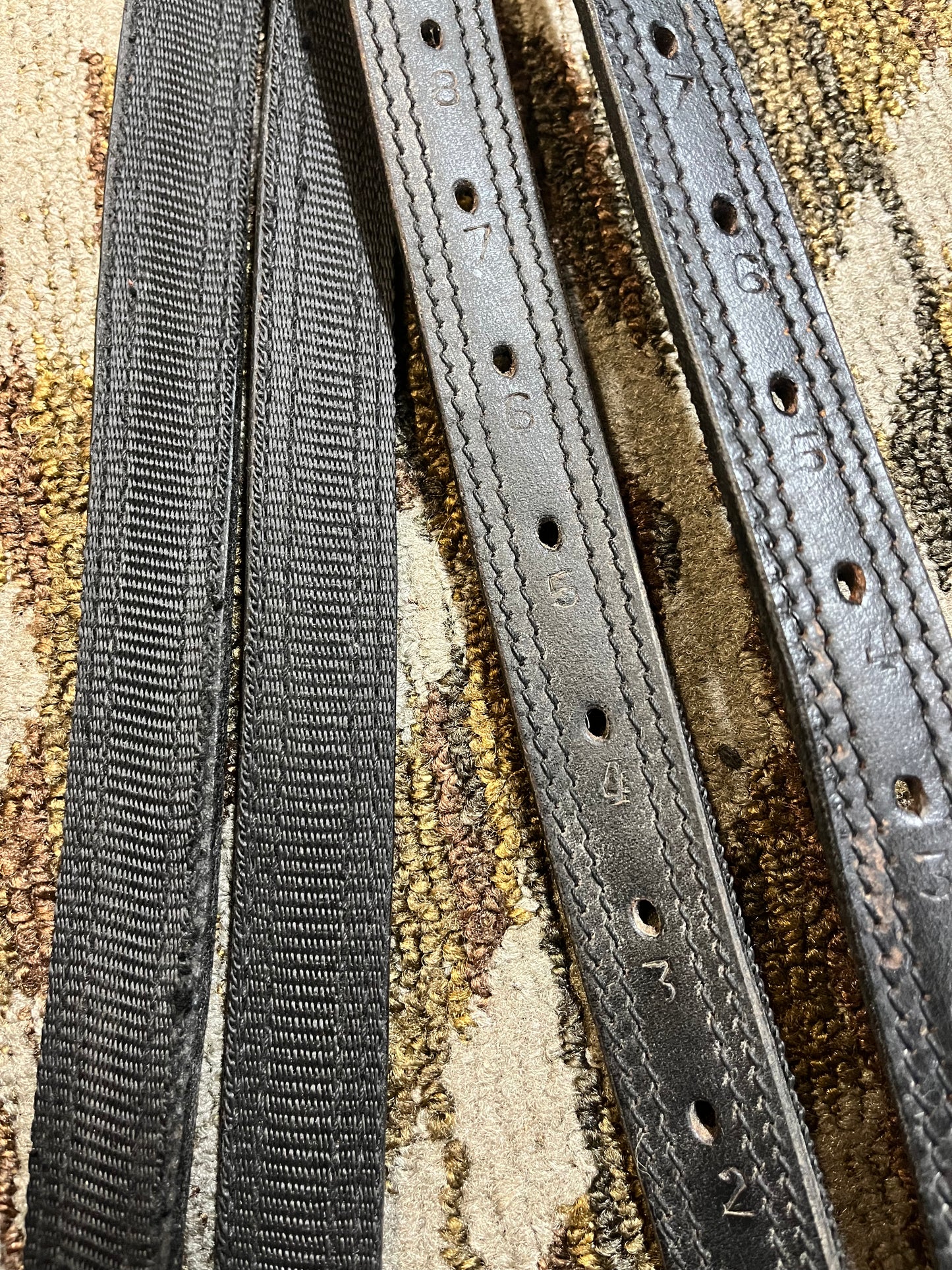 Black Nylon Lined Leathers - 54”