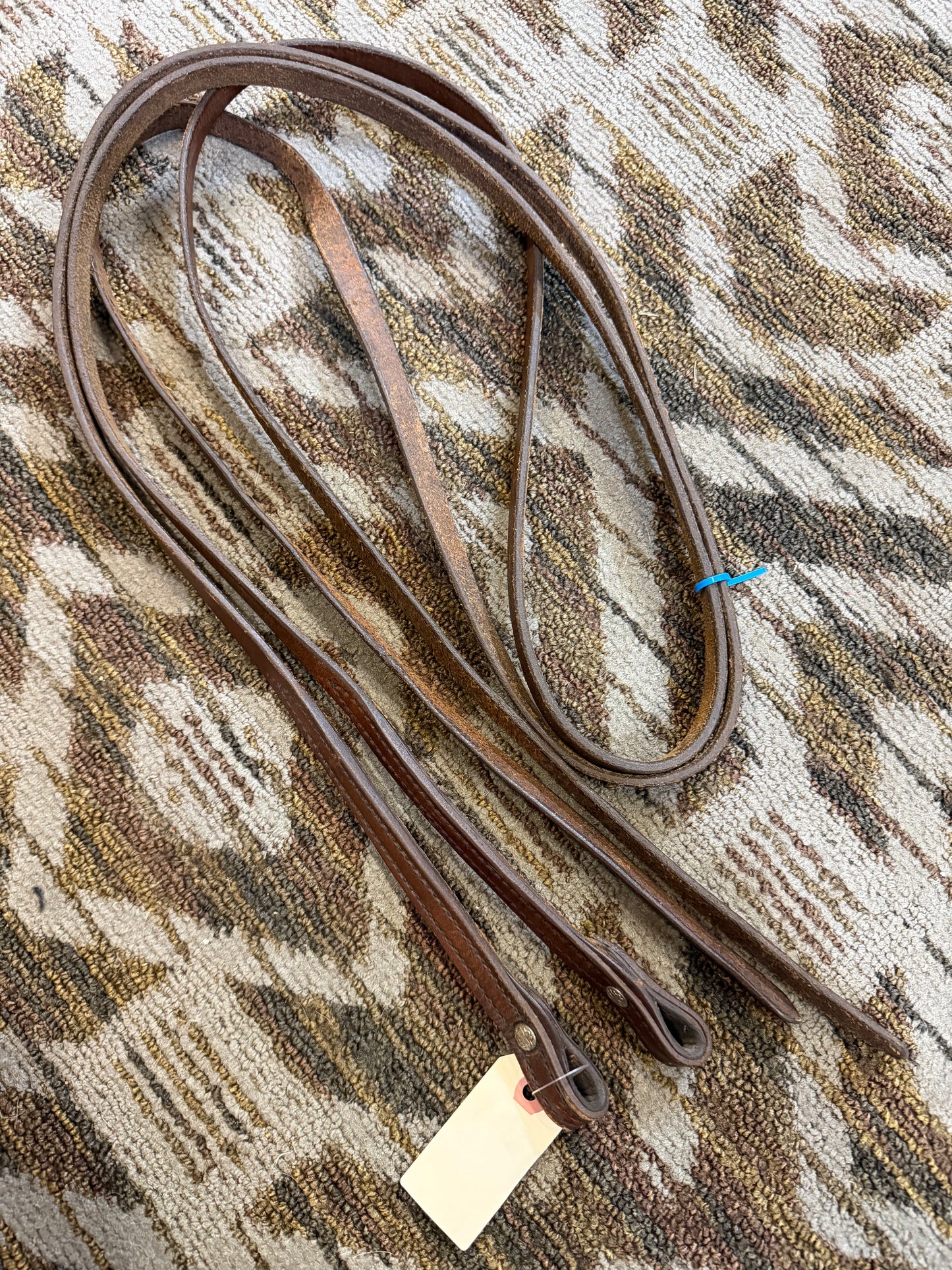 Dark Oil Split Reins