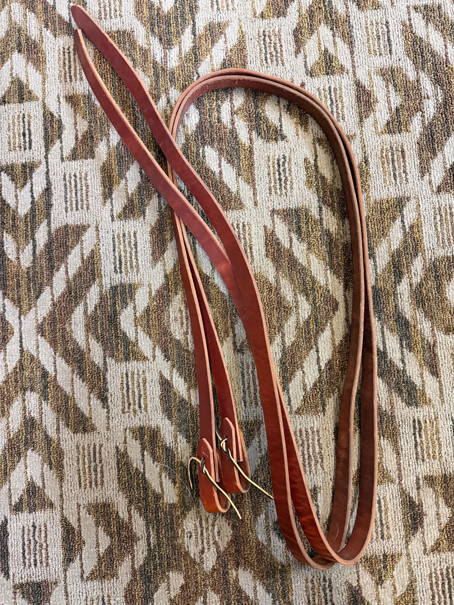 Heavy Oil Thick Split Reins