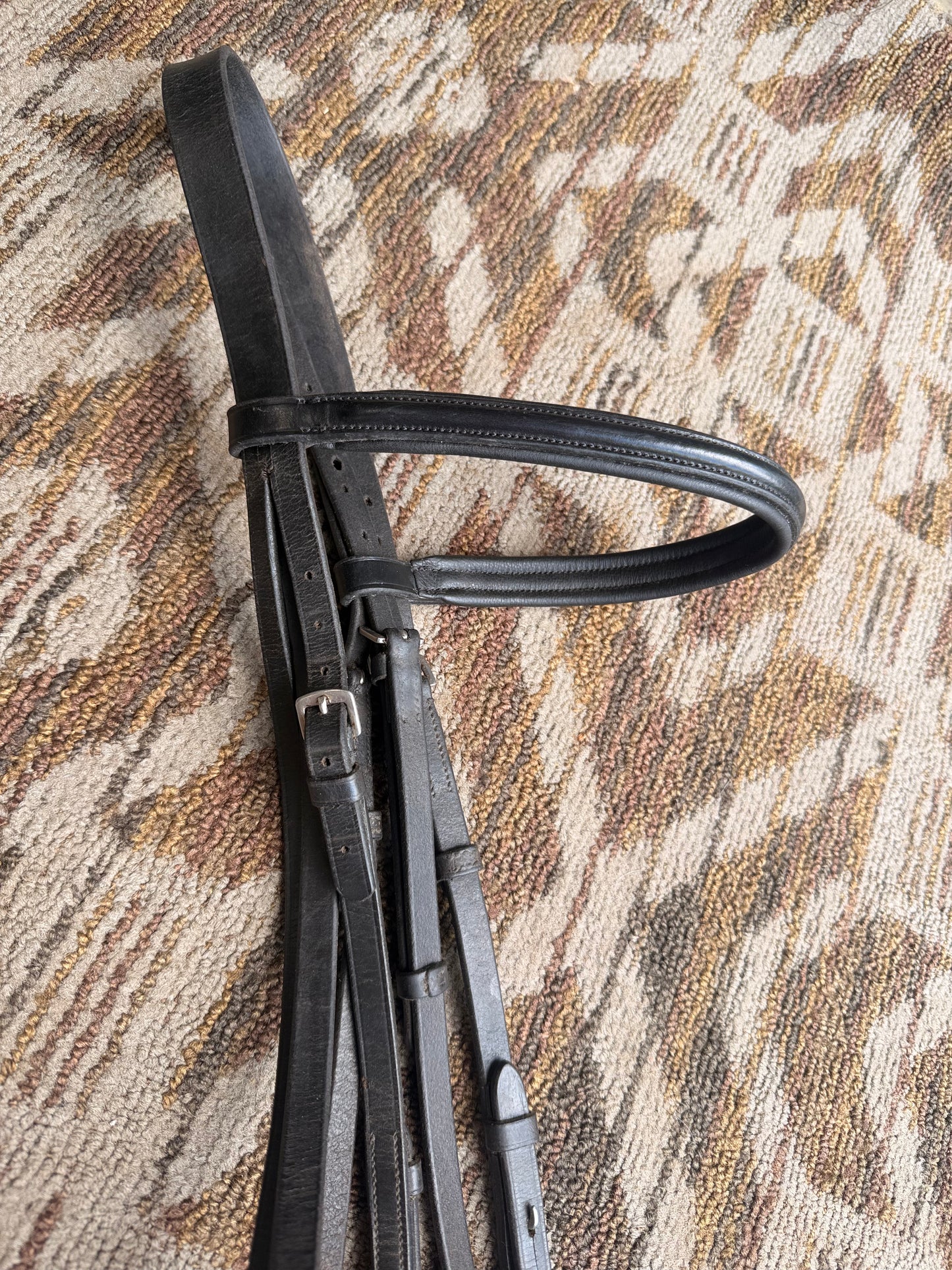 Soft Black Padded Bridle