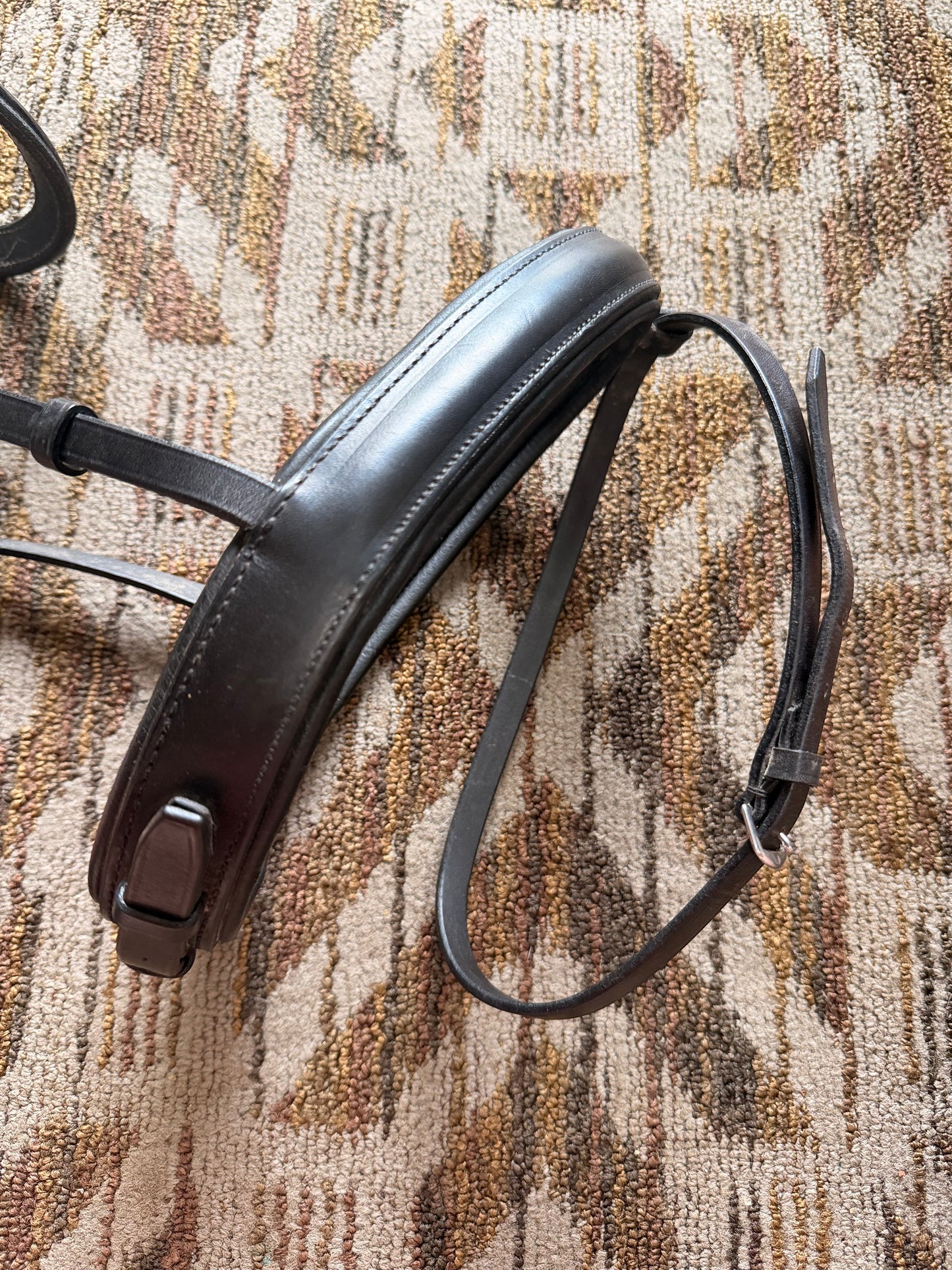 Padded Dressage Bridle w/ Thick Noseband