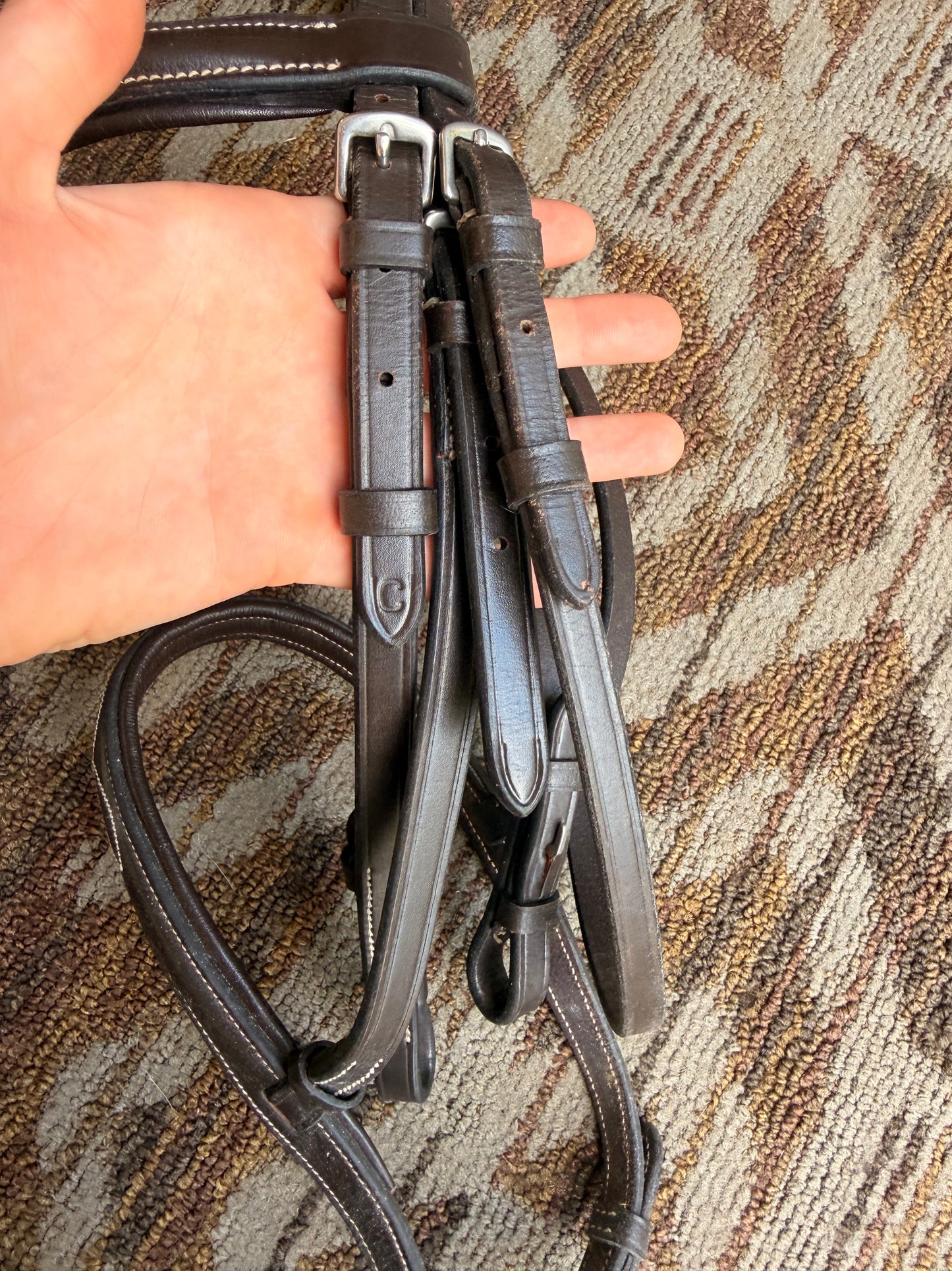 Dover Padded Fancy Stitched Bridle