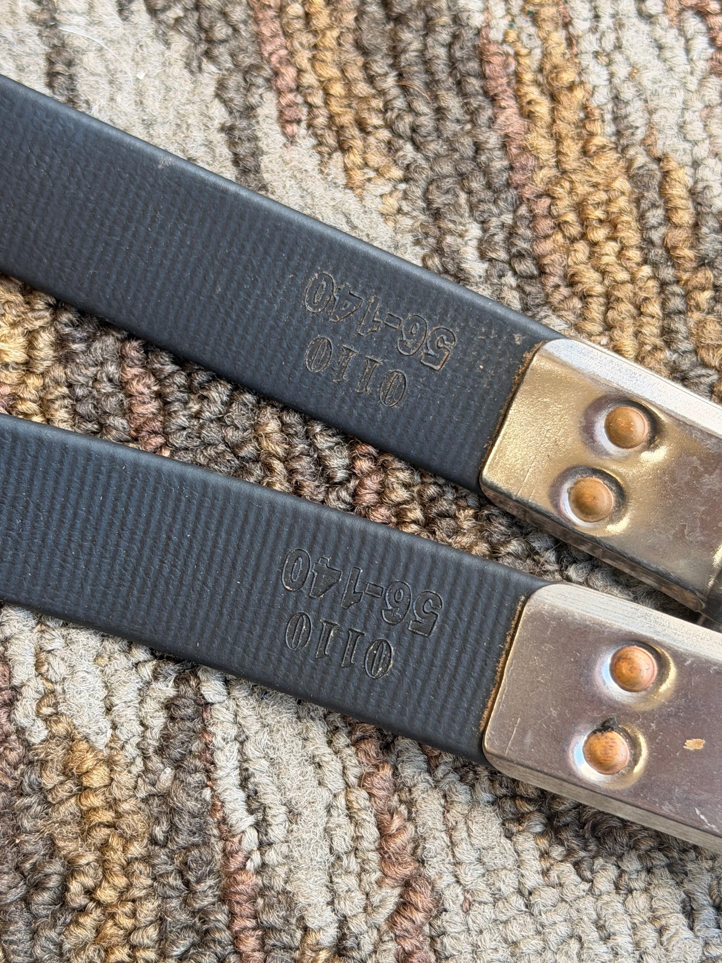 Black Wintec Stirrup Leathers - 56”