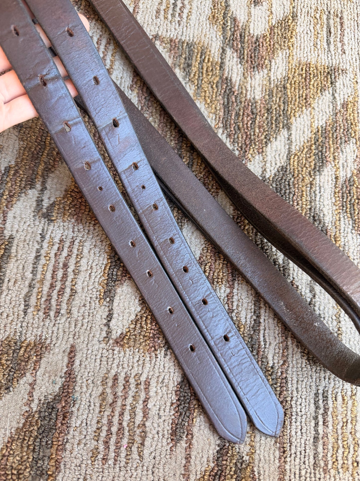 Soft Brown Stirrup Leathers - 56”