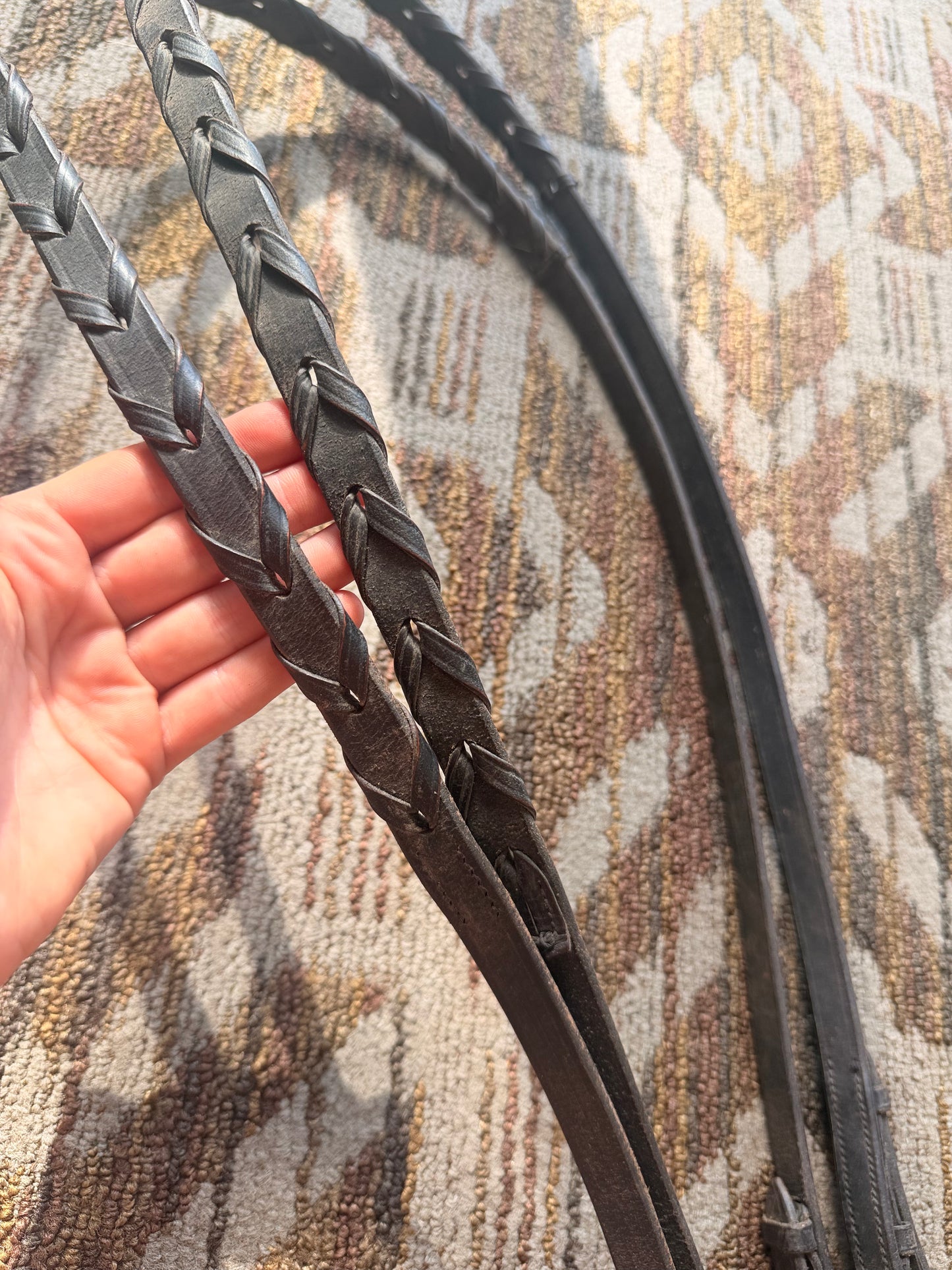 Black Laced Reins