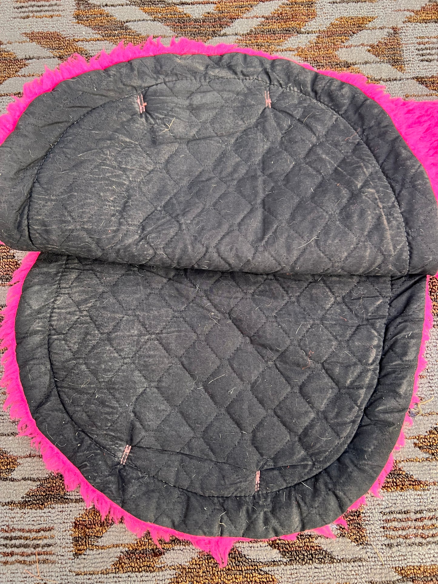 Hot Pink Fleece Fitted Pad