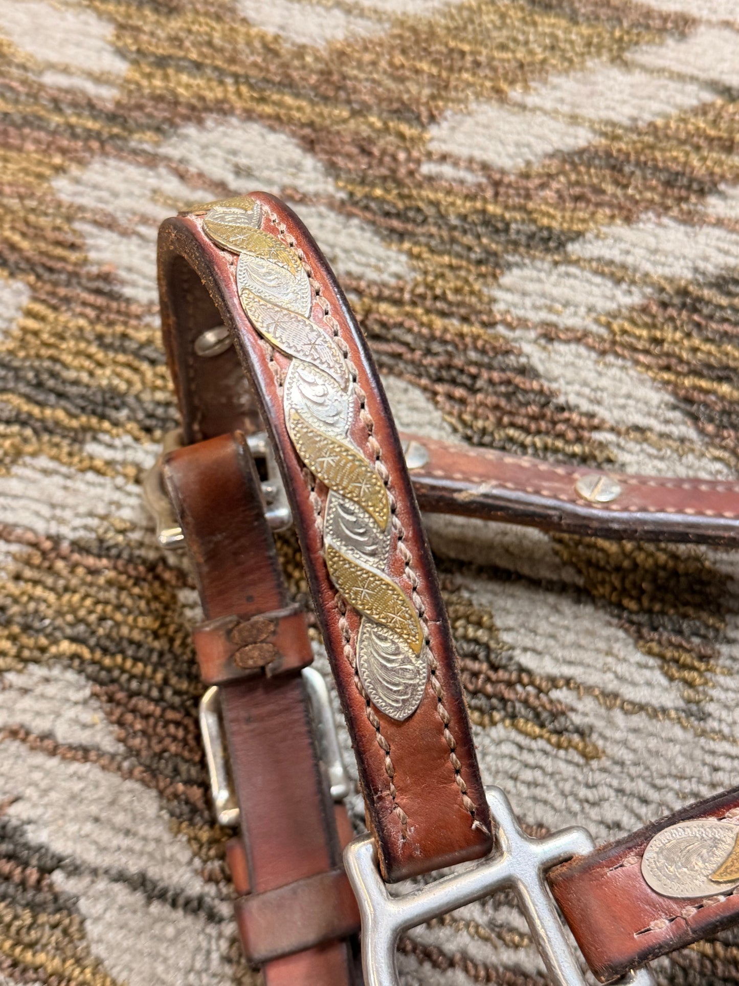 Tory Silver/Gold Show Halter