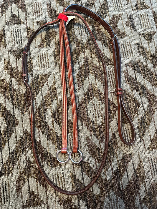 Chestnut Fancy Stitched Running Martingale