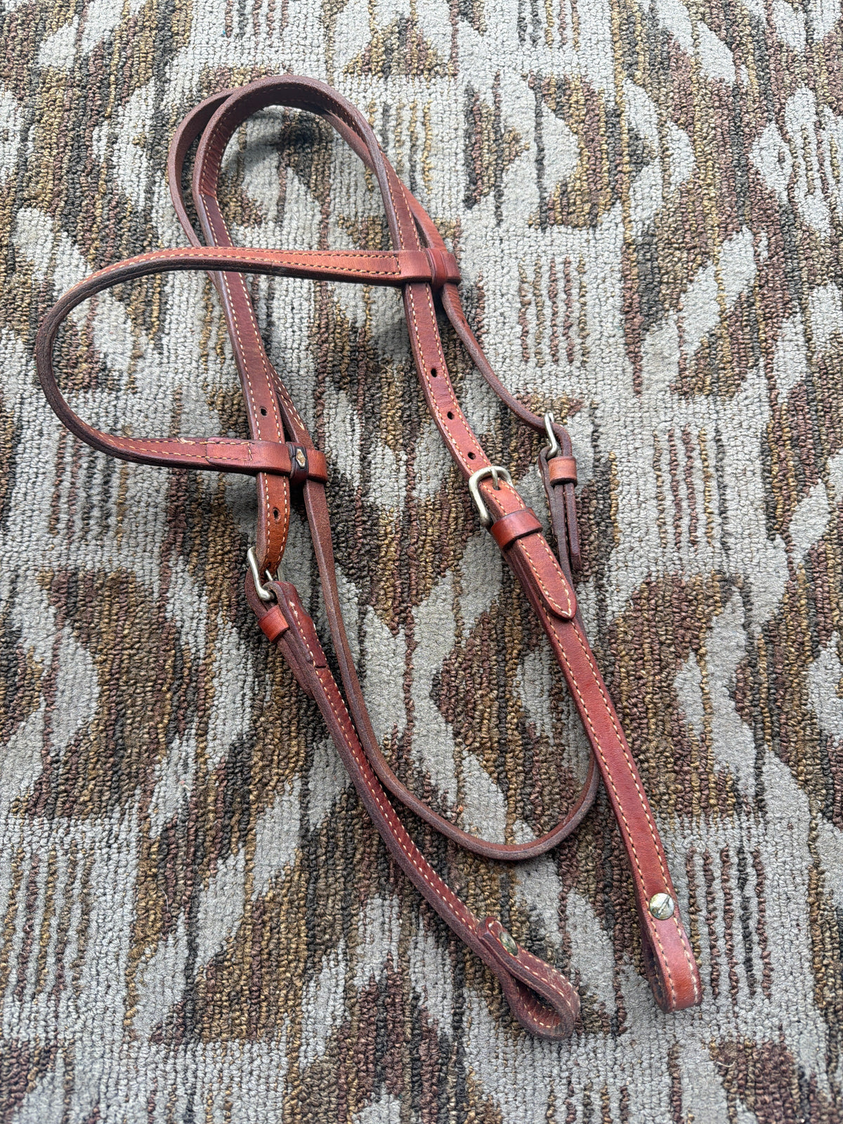 Circle Y Stitched Headstall