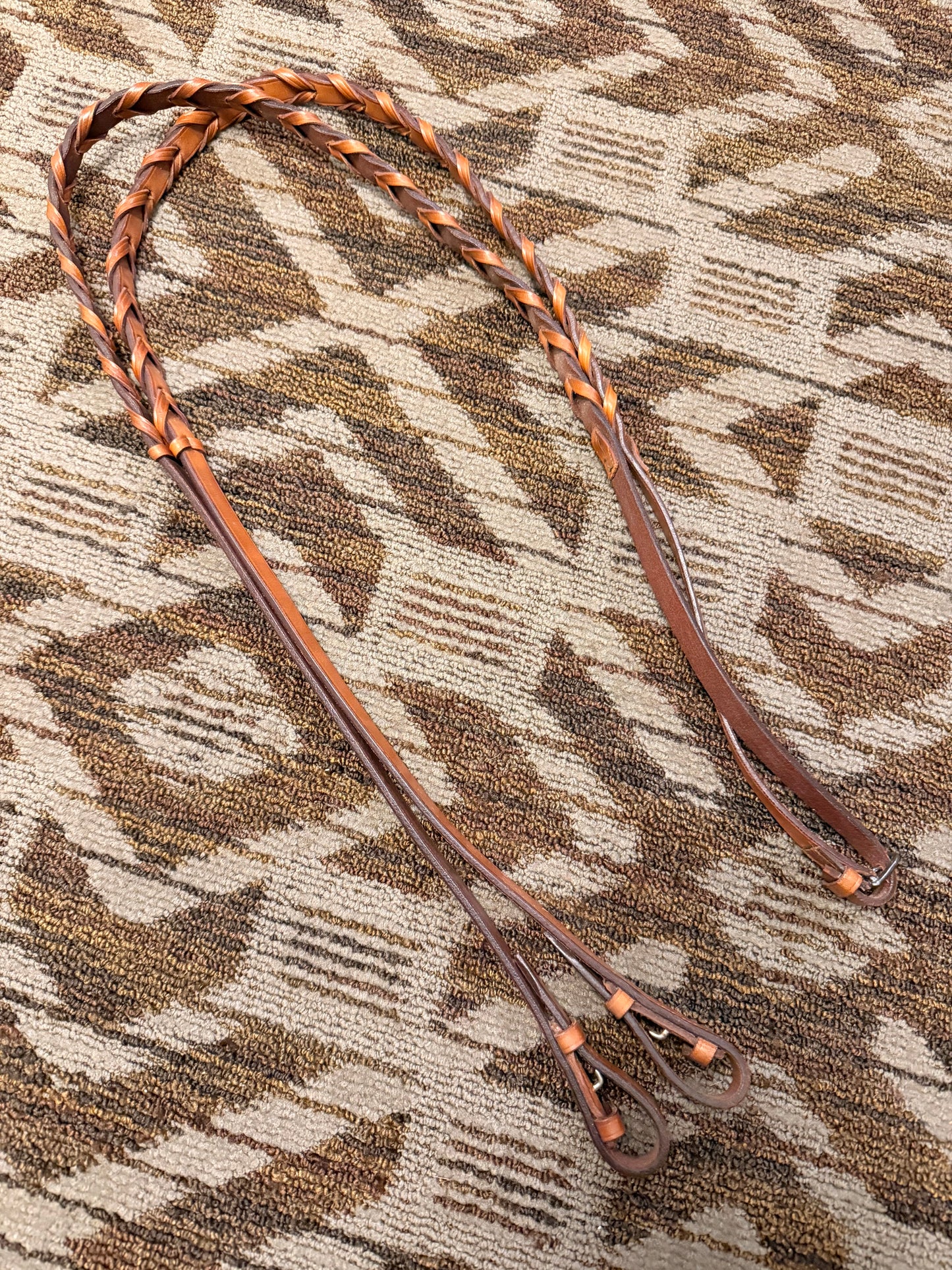 Chestnut Laced Reins