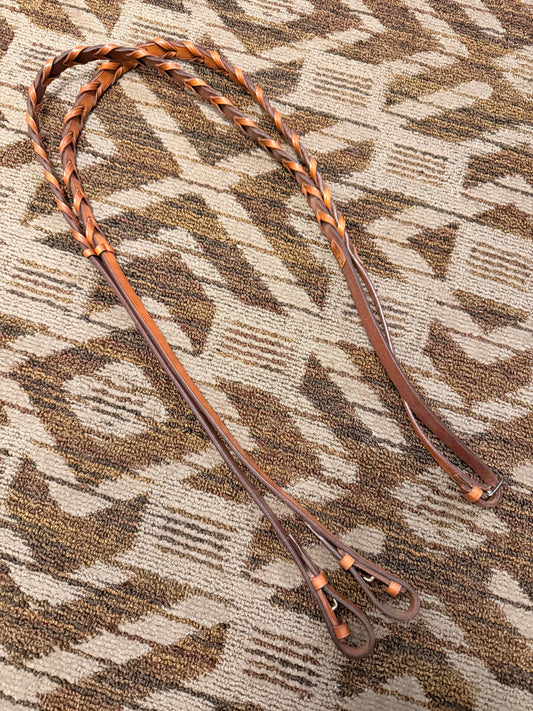 Chestnut Laced Reins