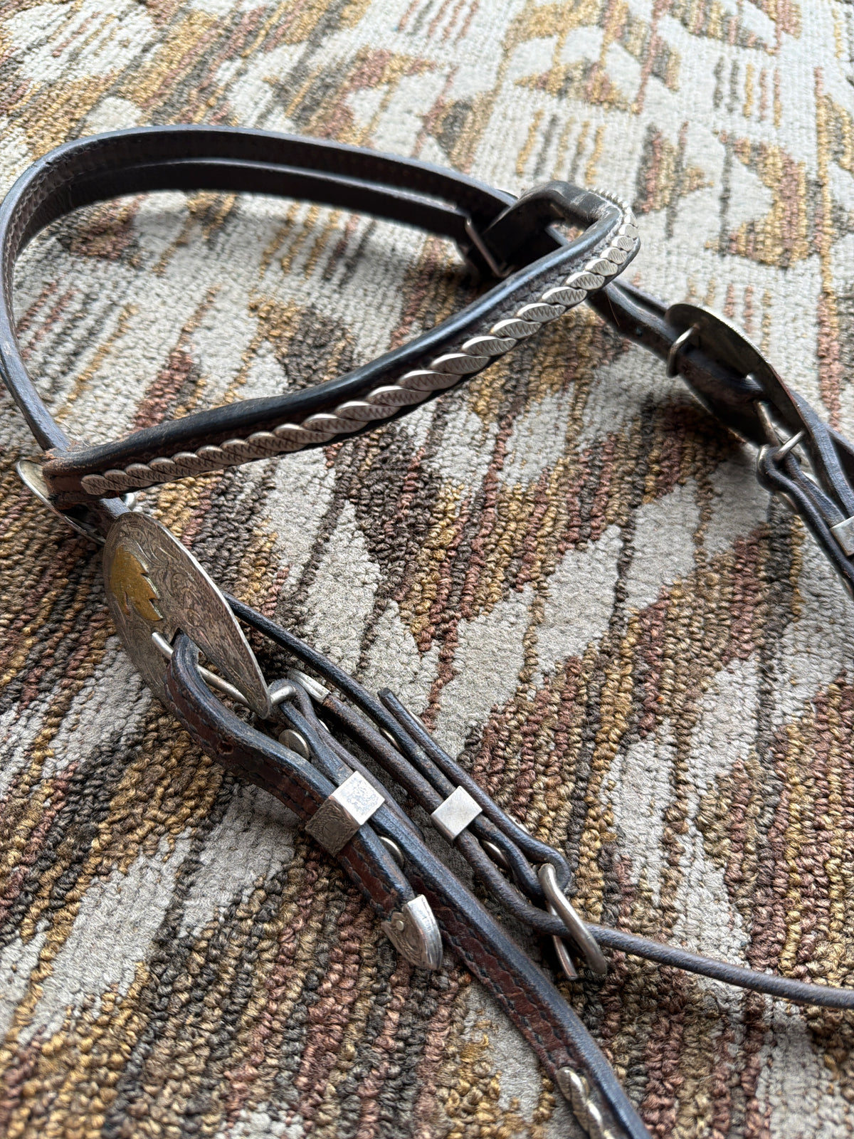 Silver Show Headstall