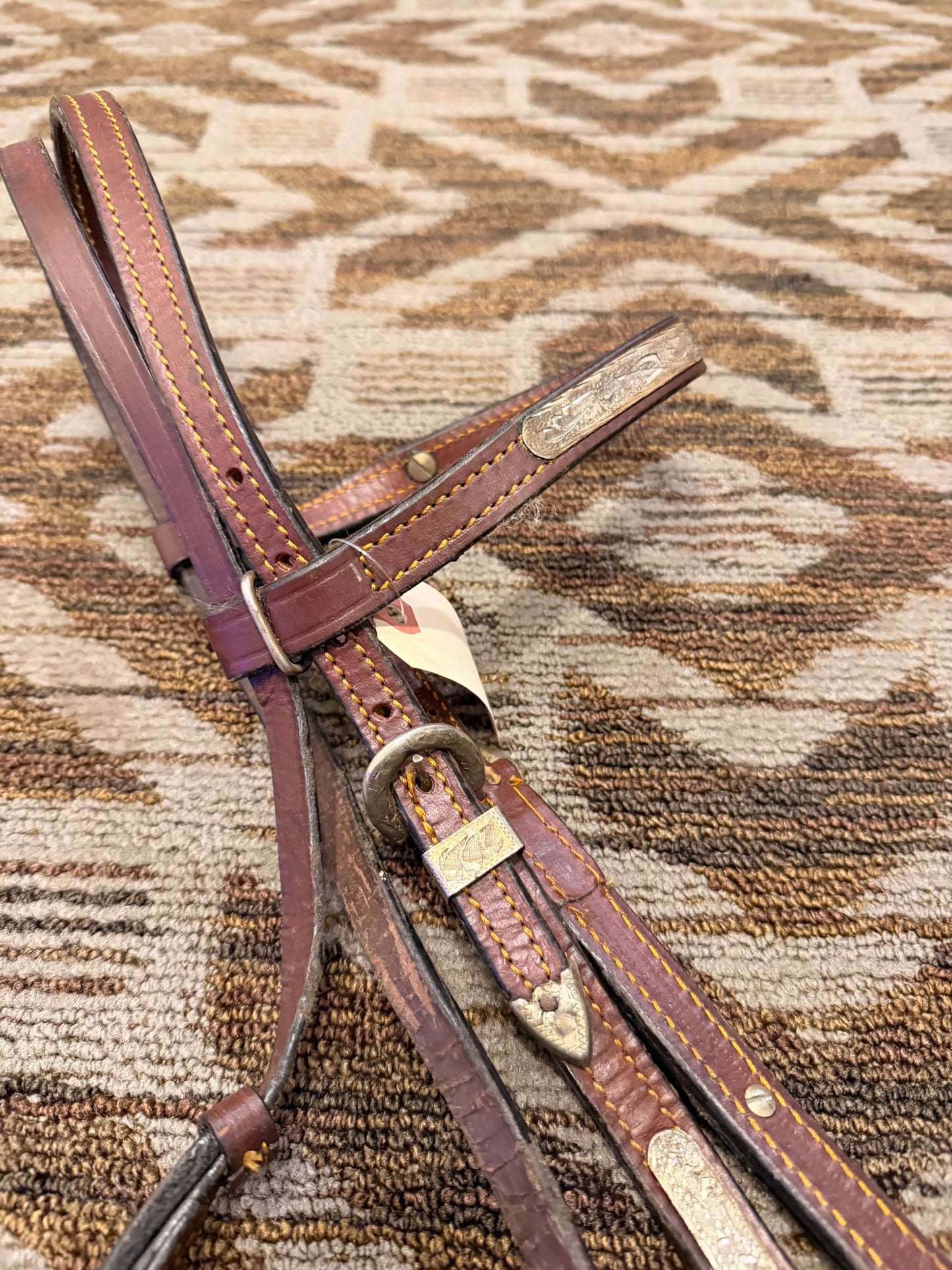 Silver Browband Headstall