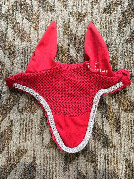 EquiTheme Red Bling Bonnet