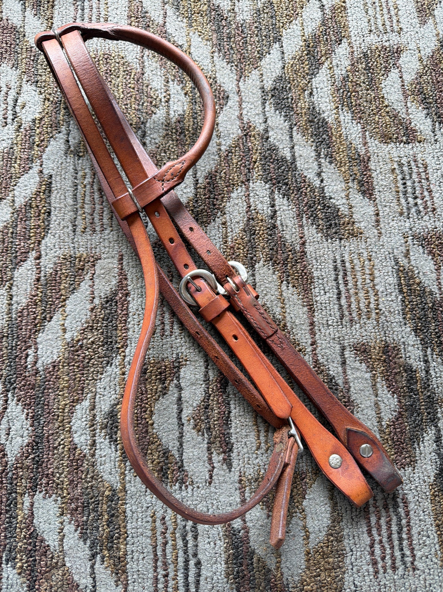 Weaver One Ear Headstall w/ Throatlatch