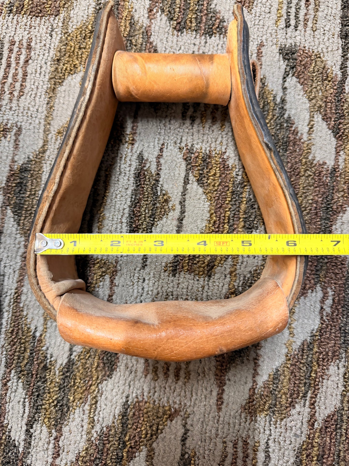 Western Wooden Covered Stirrups