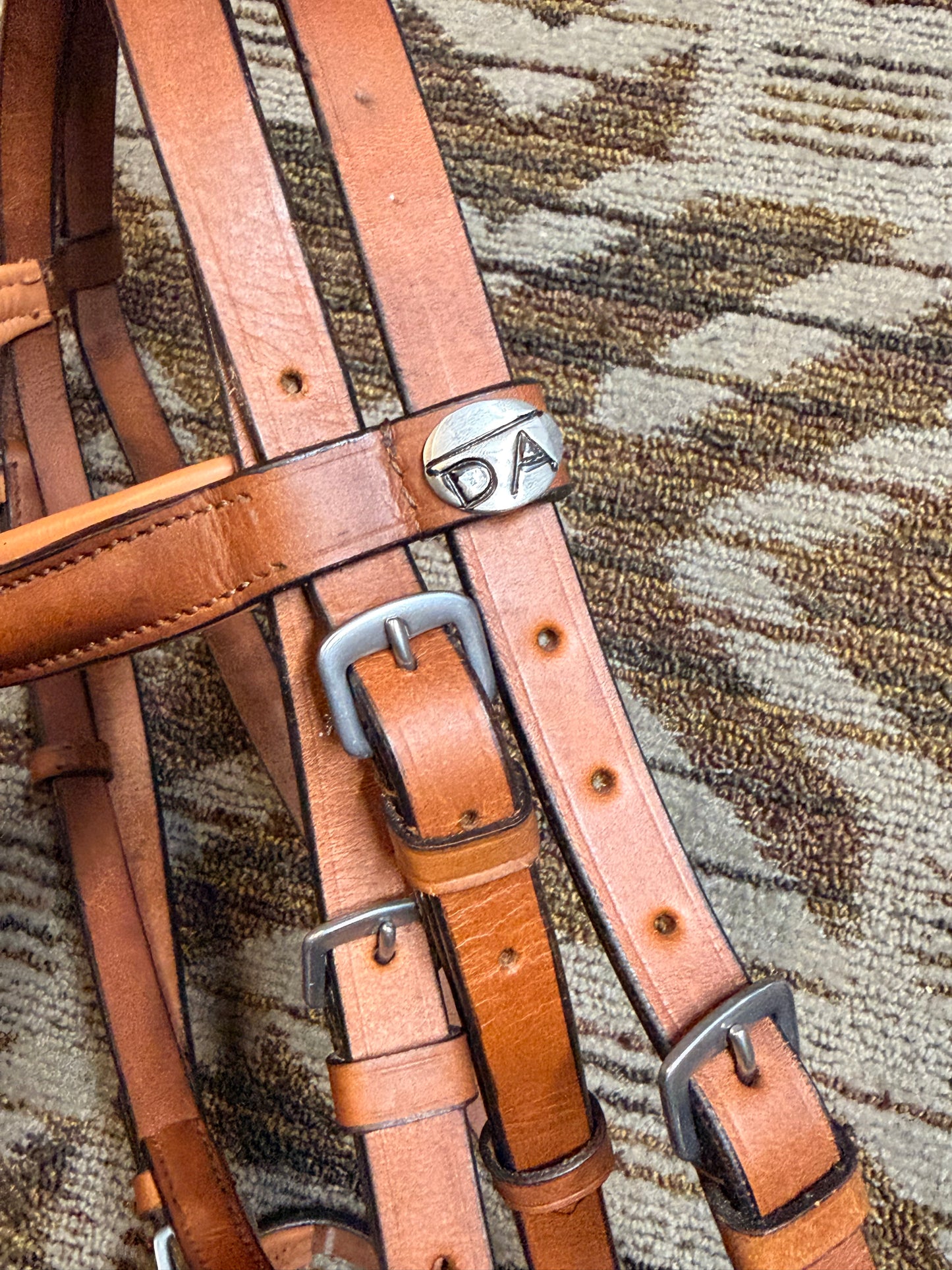 New Chestnut Fancy Stitched Bridle