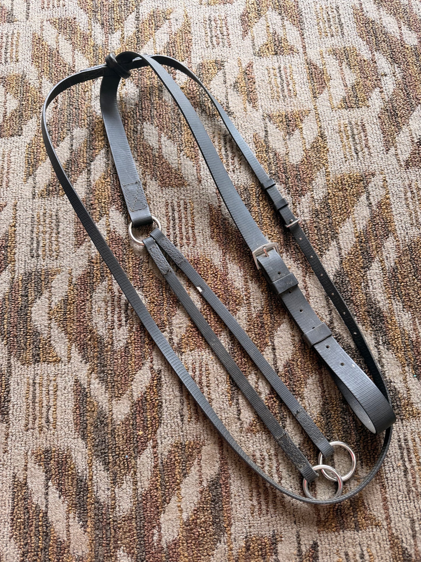 Black Biothane Running Martingale