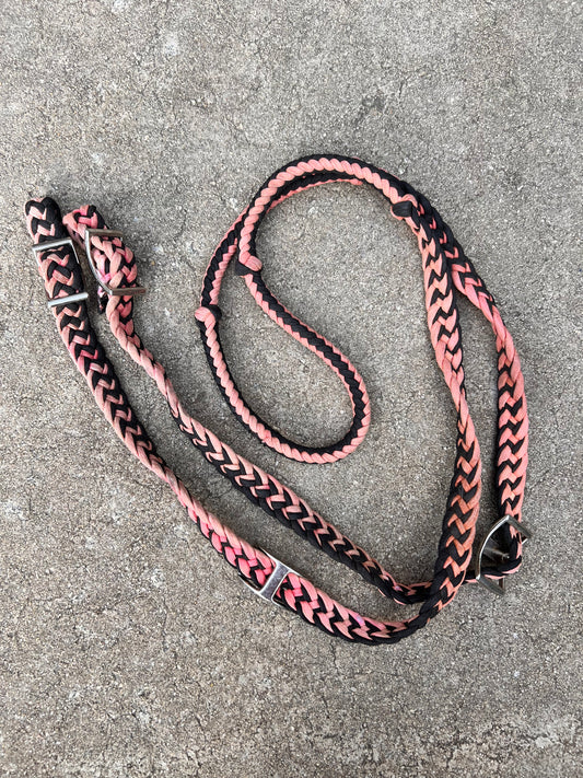 Pink Loop Reins