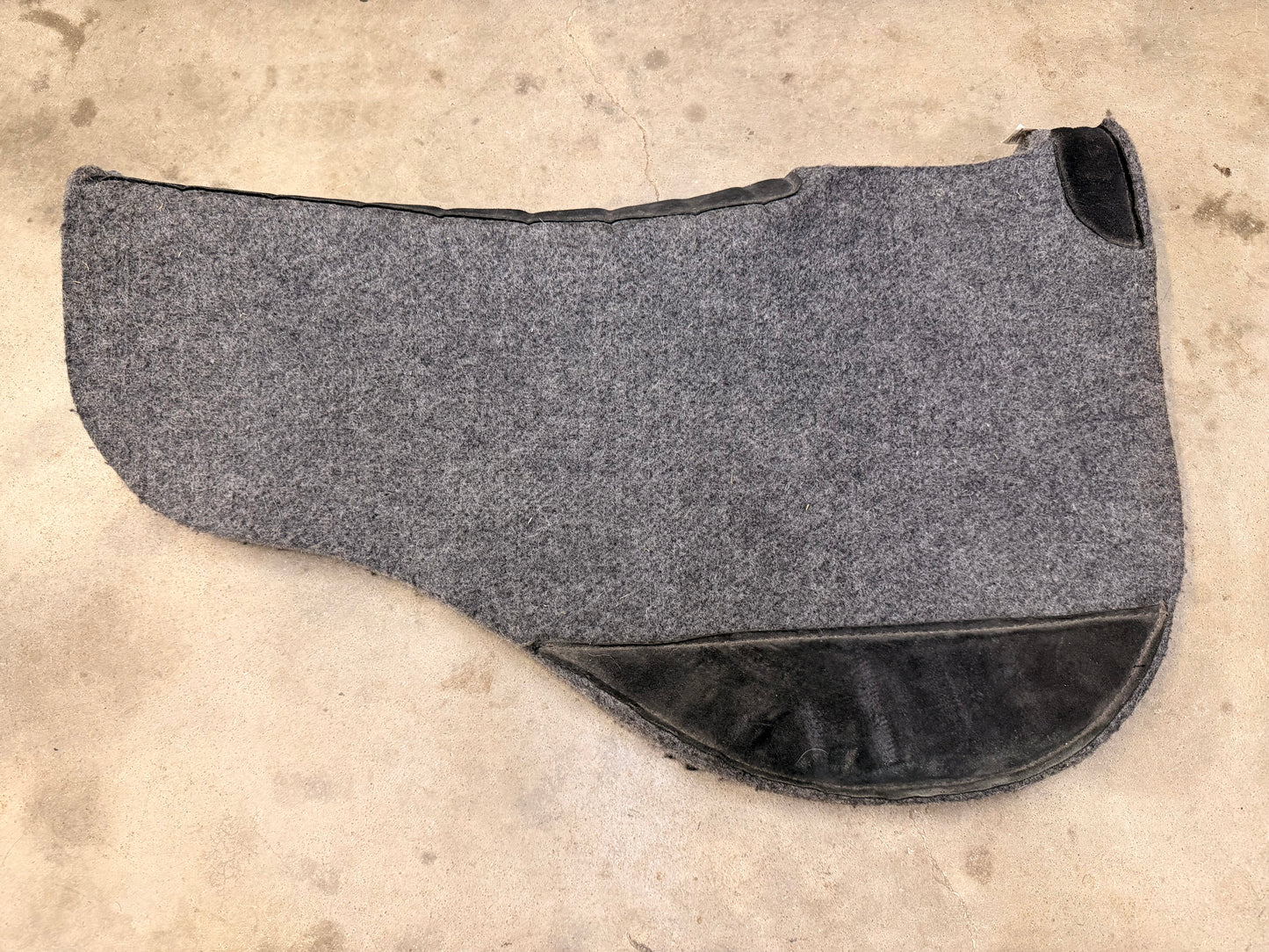 Toklat Felt Round Skirt Contoured Pad