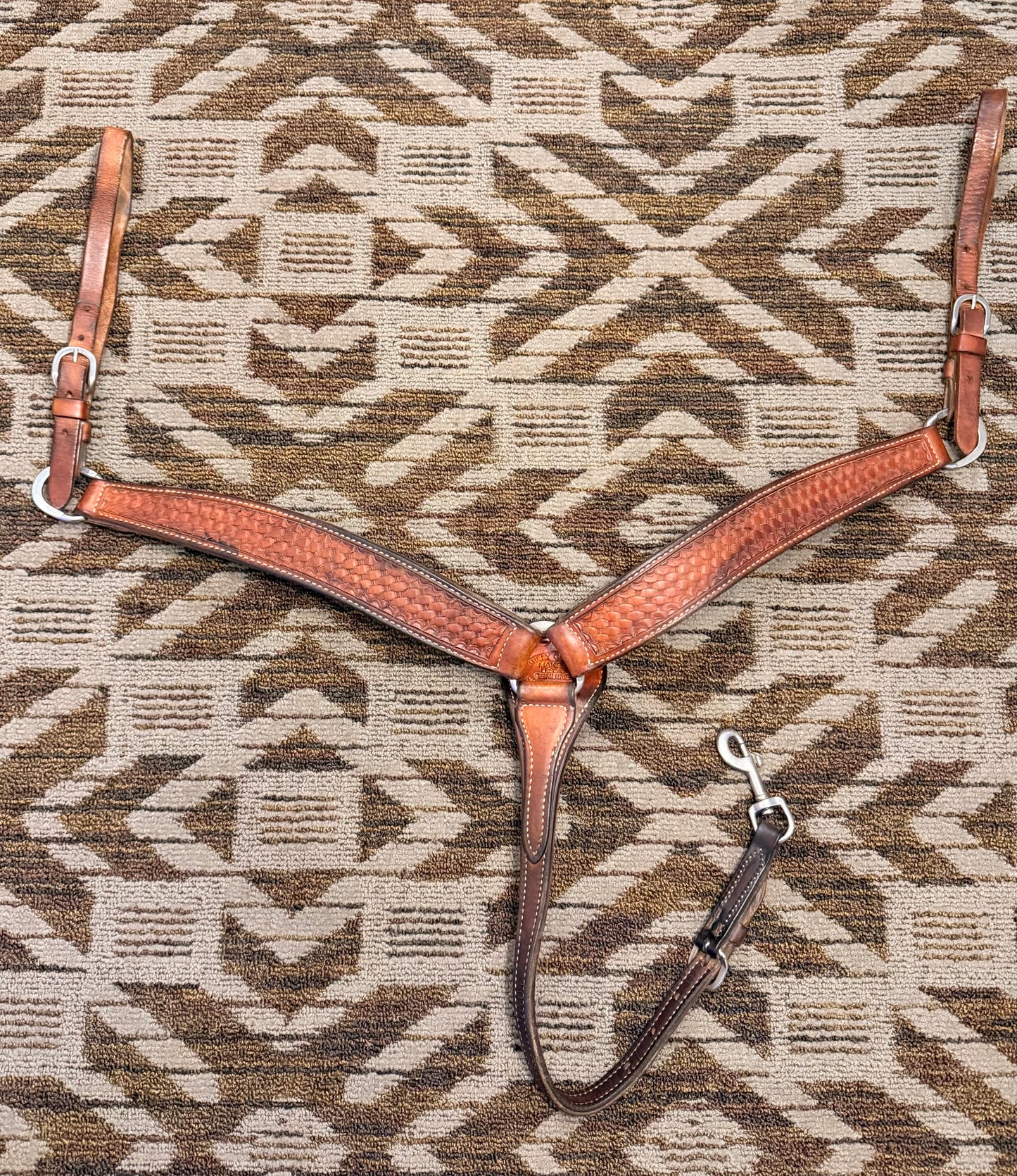 Billy Cook Tooled Breastcollar