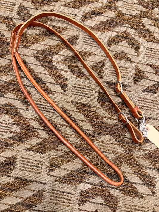Rolled Leather Loop Reins
