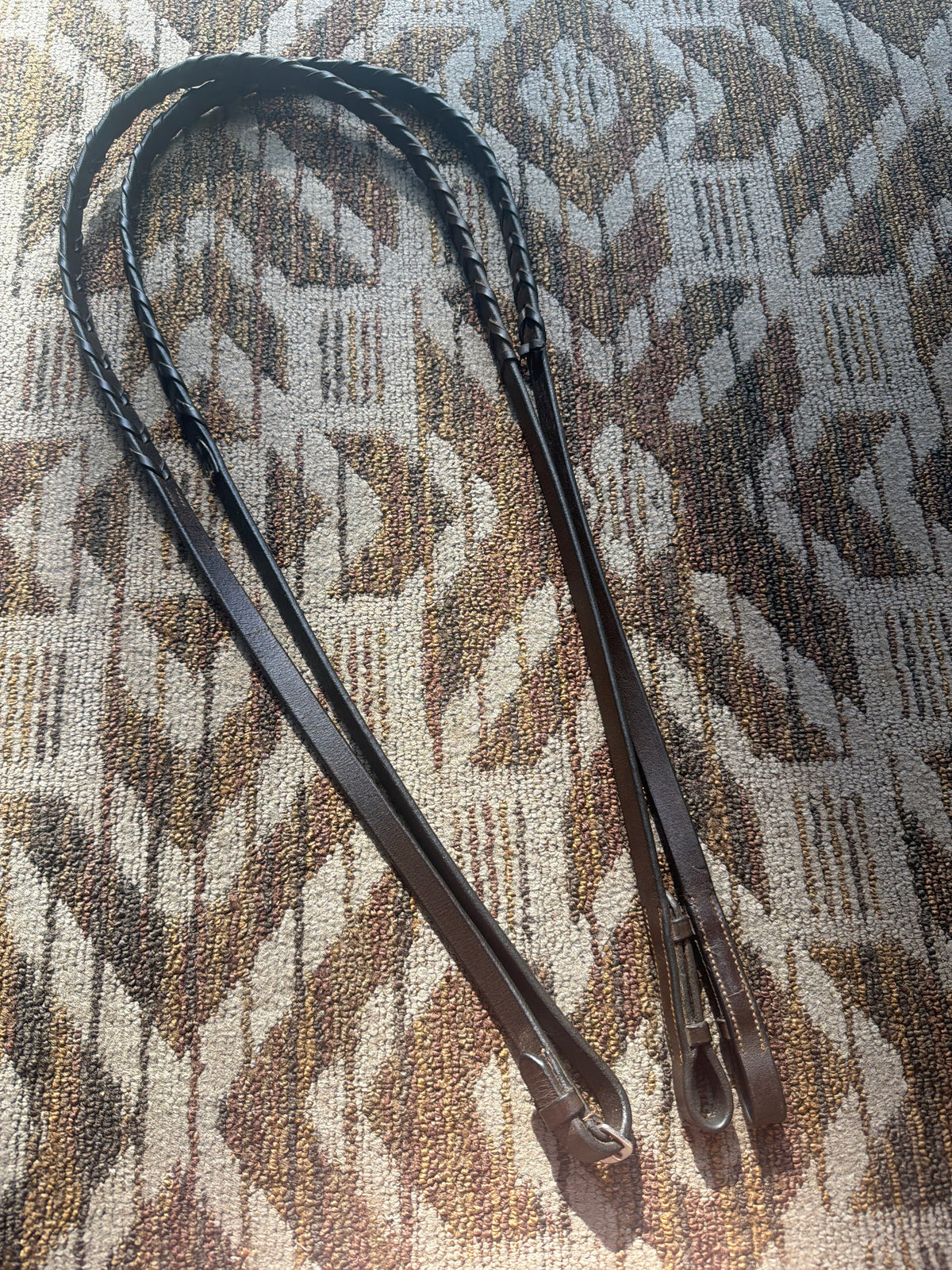 Soft Brown Laced Reins