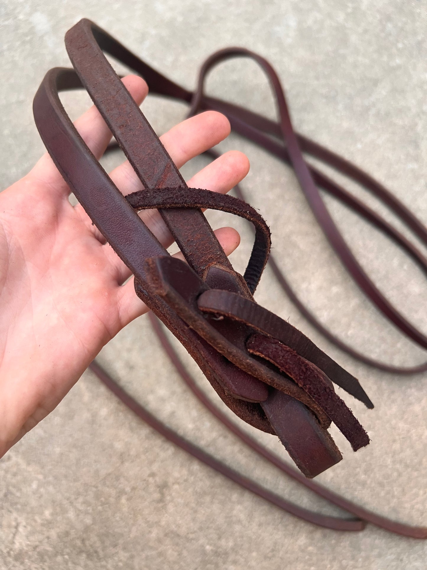 Soft Leather Split Reins