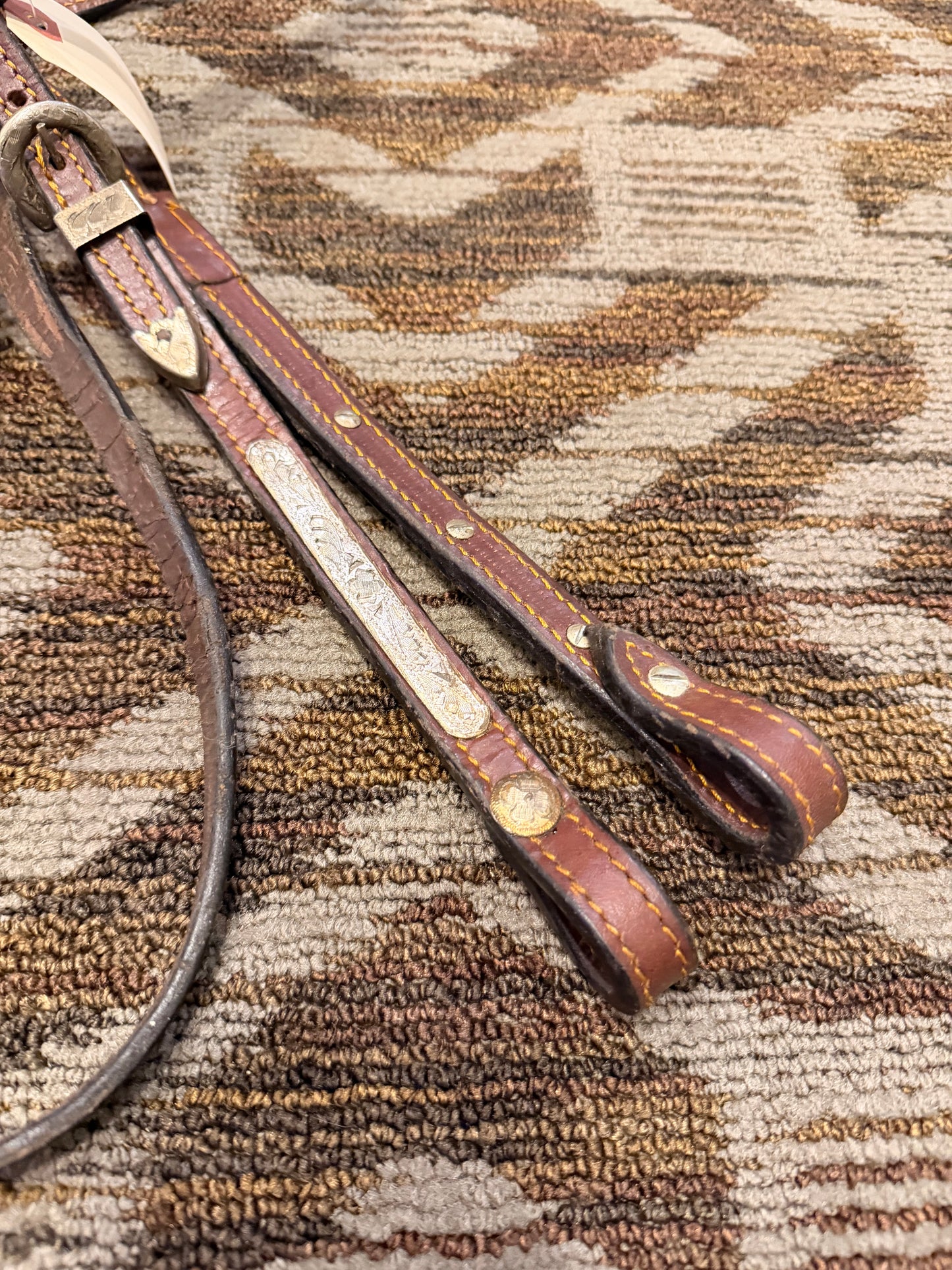 Silver Browband Headstall