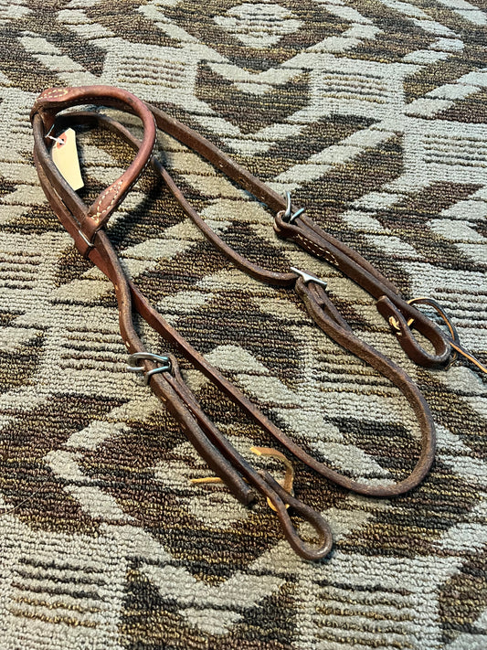 One Ear Headstall w/ Throatlatch