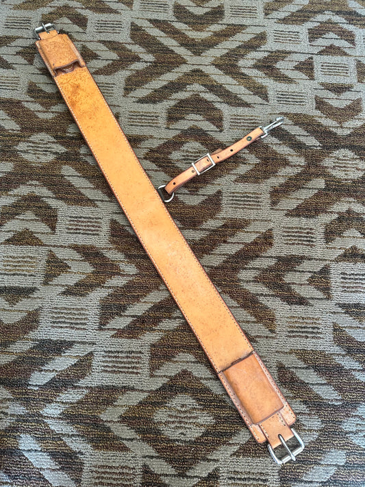 Light Oil Leather Back Cinch - 38”