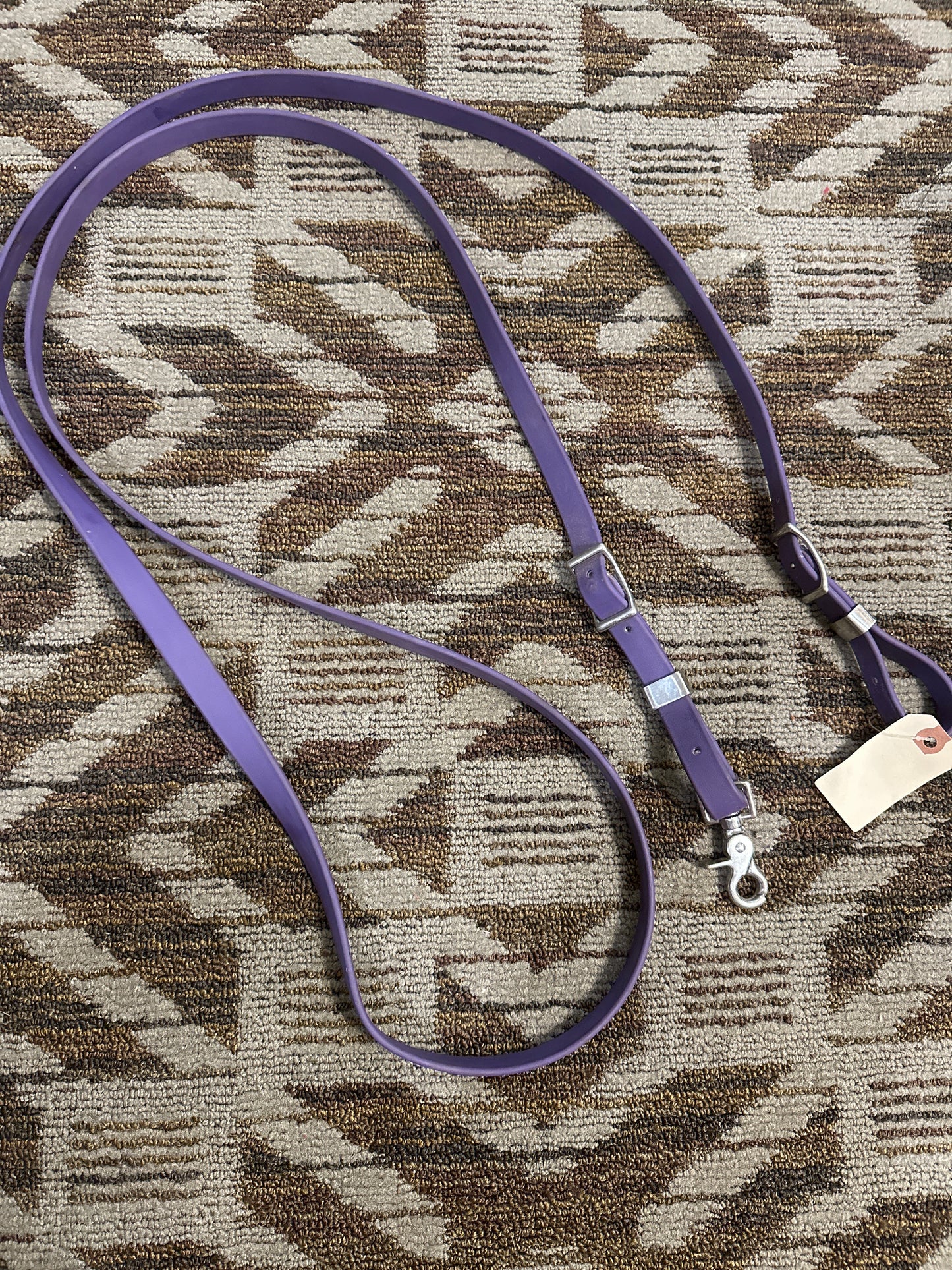 Purple Biothane Loop Reins