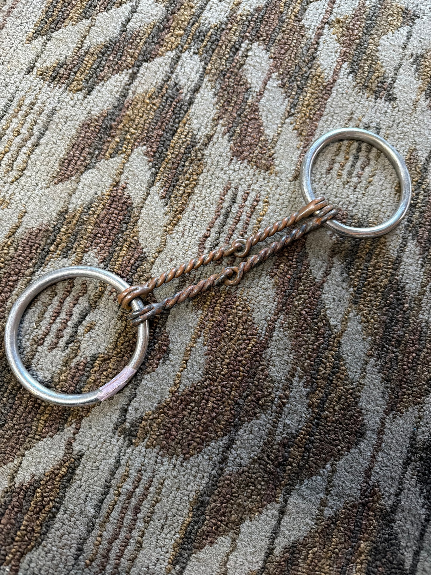 Weighted Copper Double Twisted Loose Ring - 5.5”