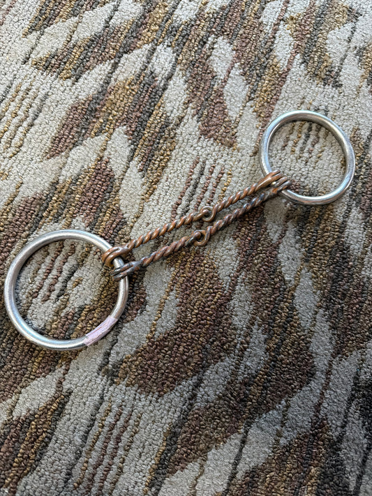 Weighted Copper Double Twisted Loose Ring - 5.5”