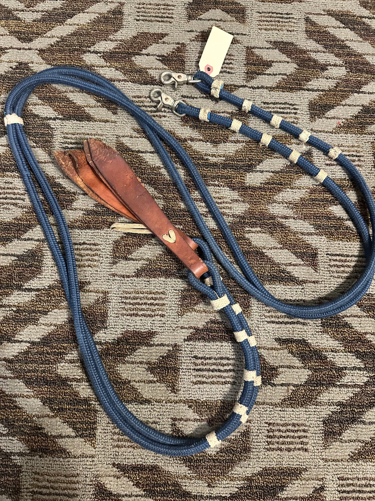 Loop Reins w/ Leather Poppers