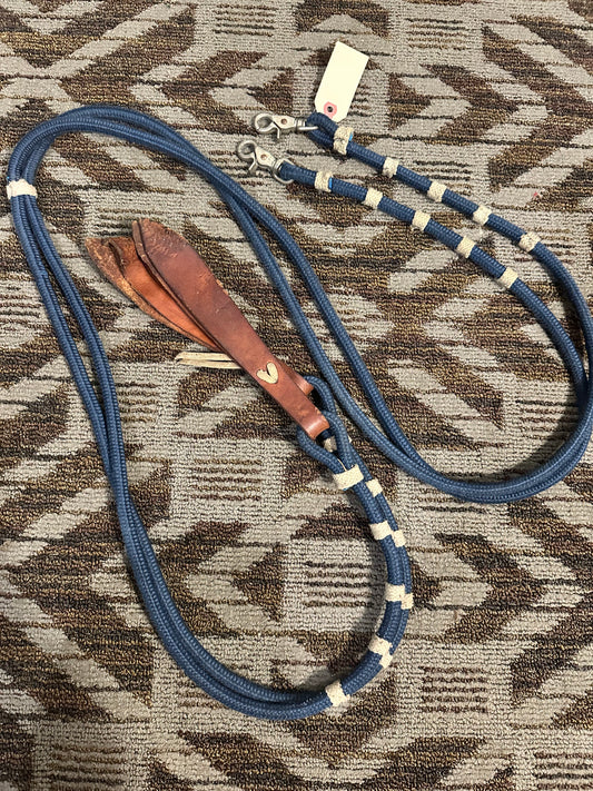 Loop Reins w/ Leather Poppers