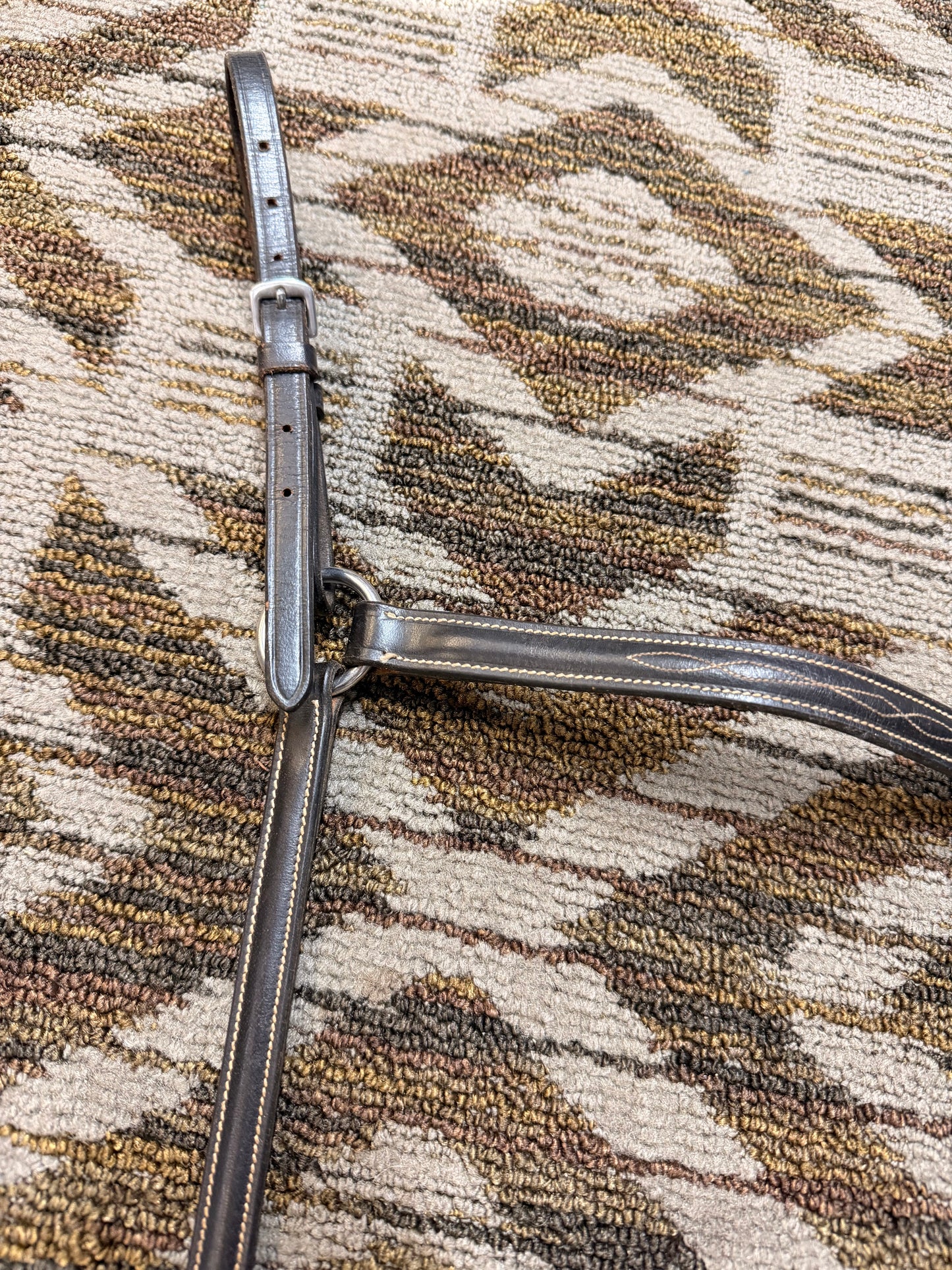 Dark Brown Fancy Stitched Breastplate