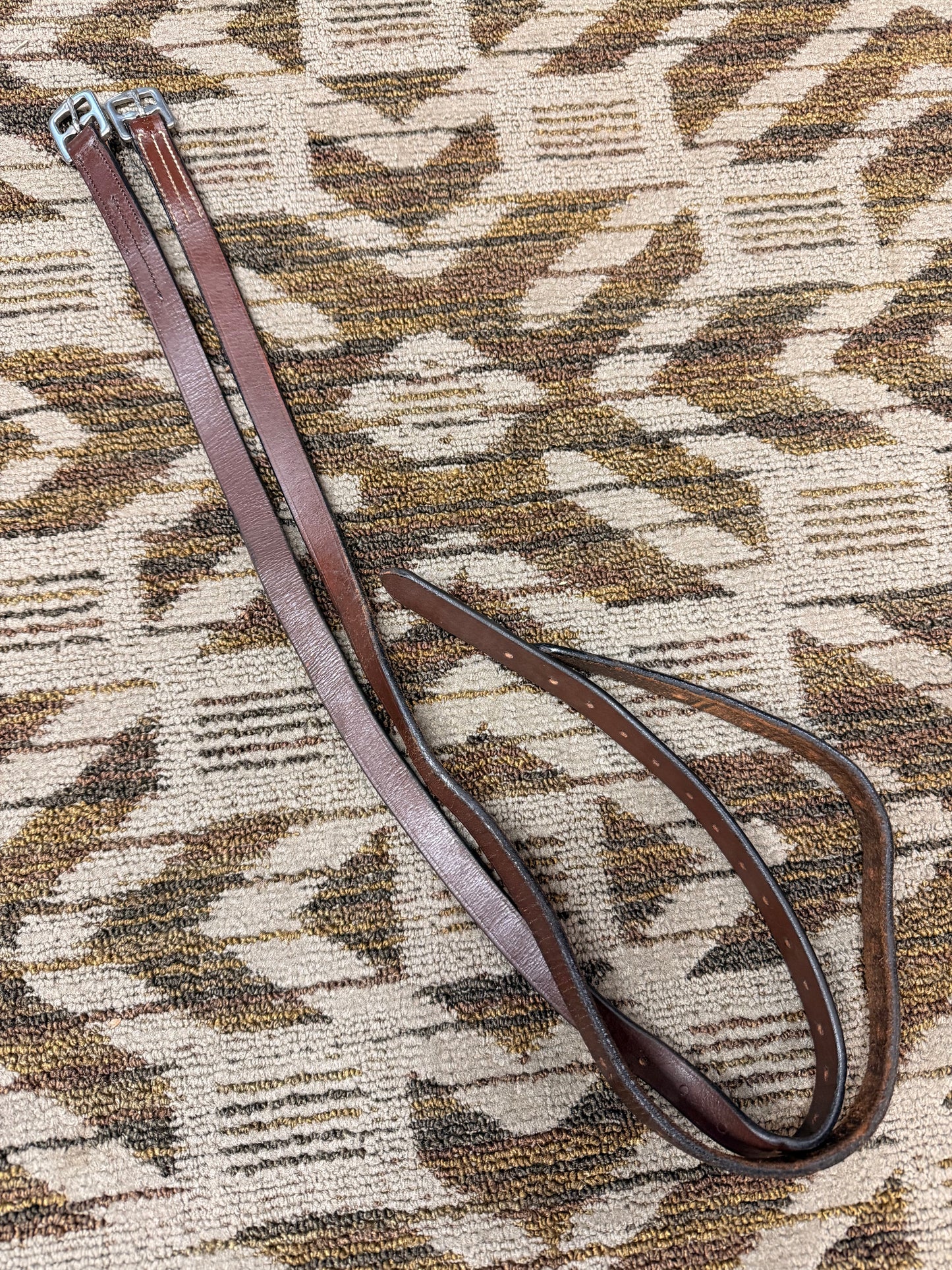 Brown Stirrup Leathers - 36”
