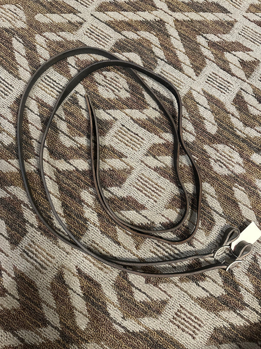 Black Leather Split Reins