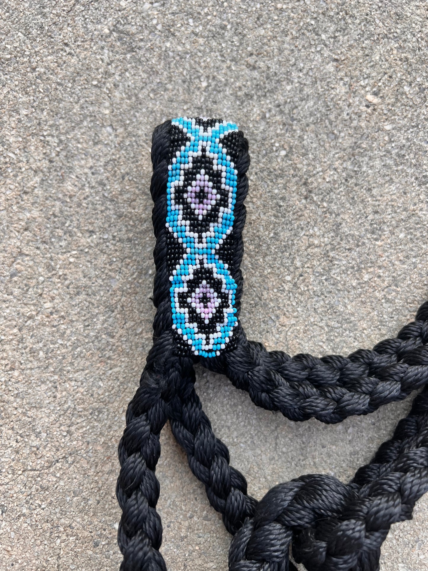 Beaded Mule Tape Halter