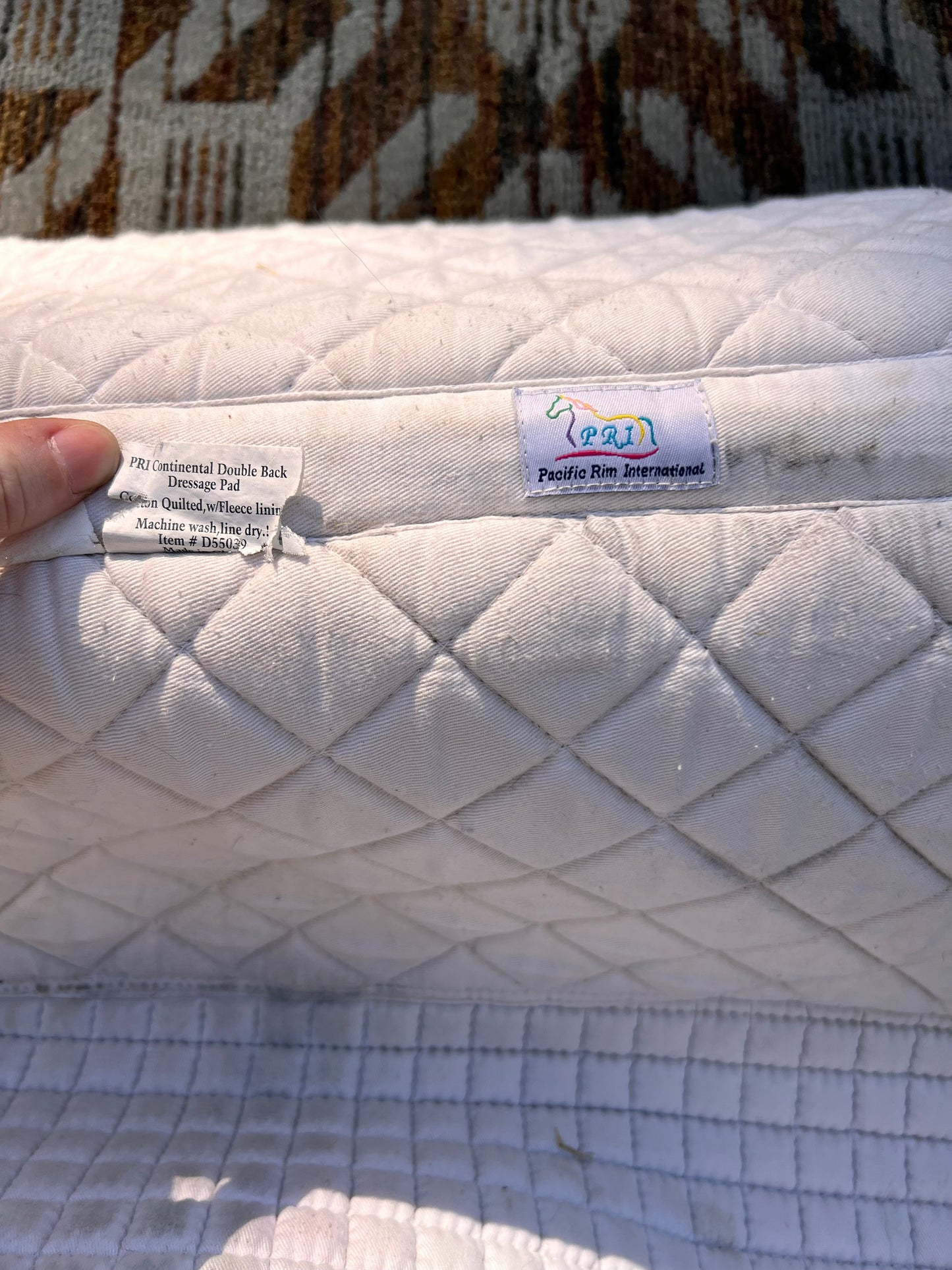 PRI Continental Double Back Dressage Pad